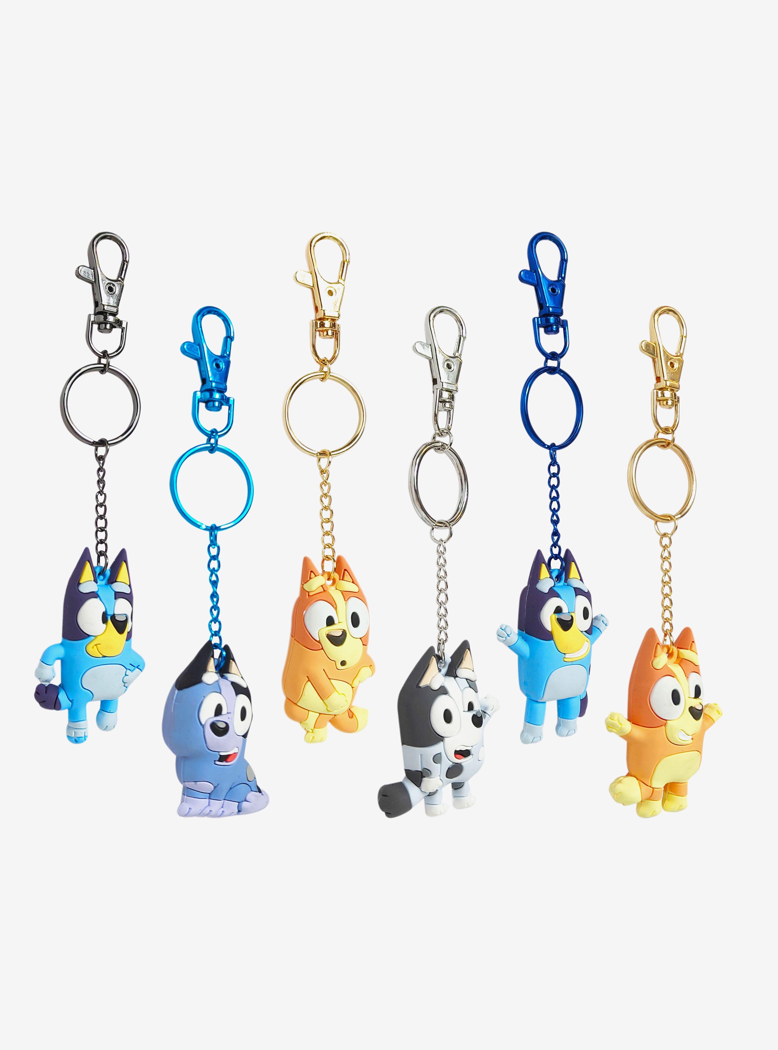 Bluey Character Blind Bag Key Chain Hot Topic Exclusive, , alternate
