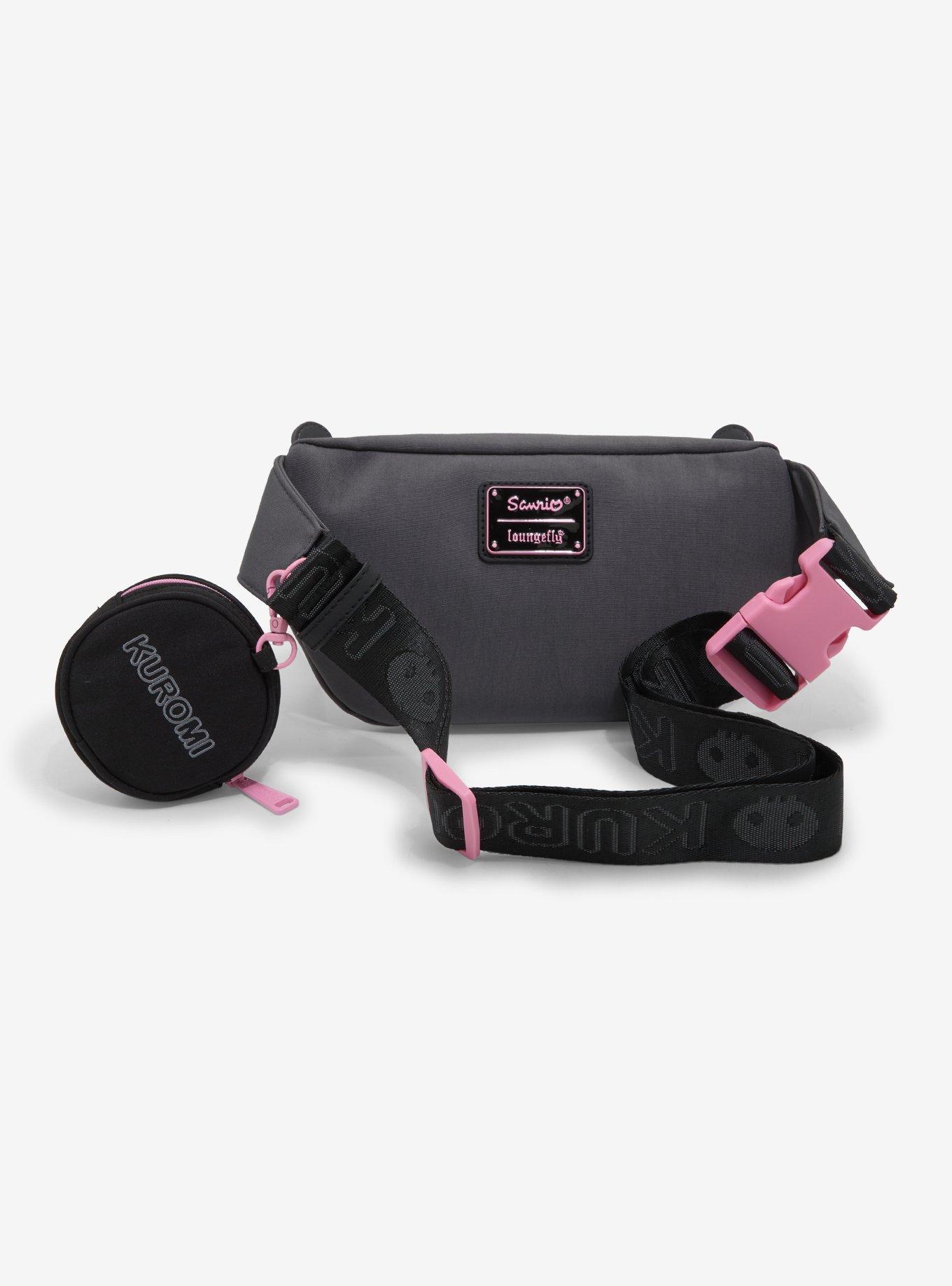 Loungefly Sanrio Kuromi Figural Belt Bag with Coin Purse, , alternate