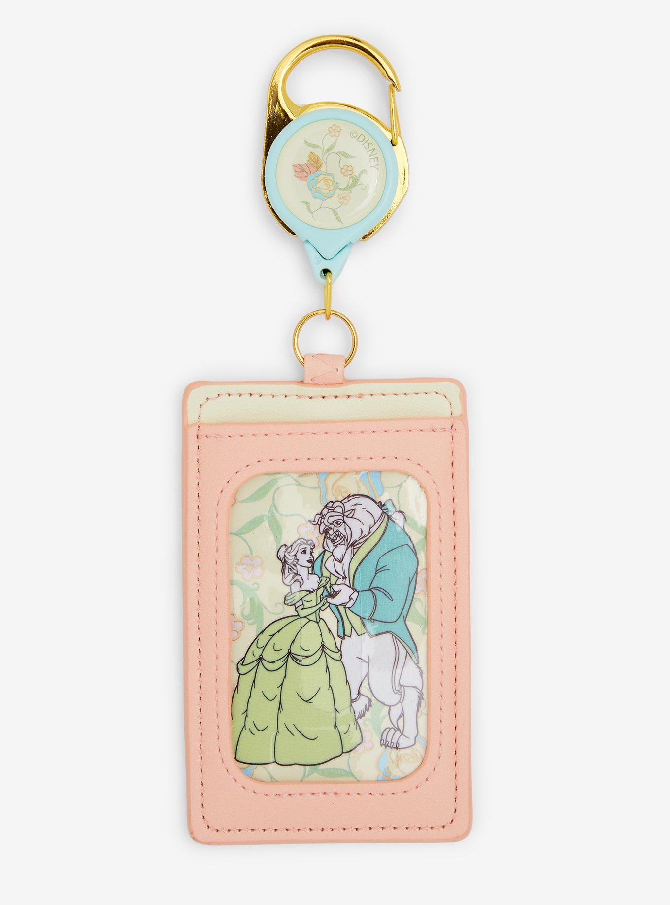 Loungefly Disney Beauty and the Beast Pastel Dance Retractable Lanyard, , hi-res