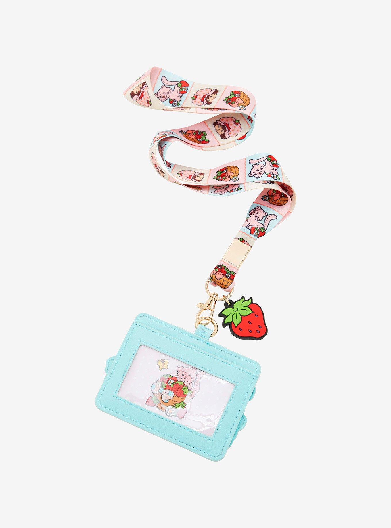 Strawberry Shortcake Rainbow Patchwork Lanyard, , hi-res