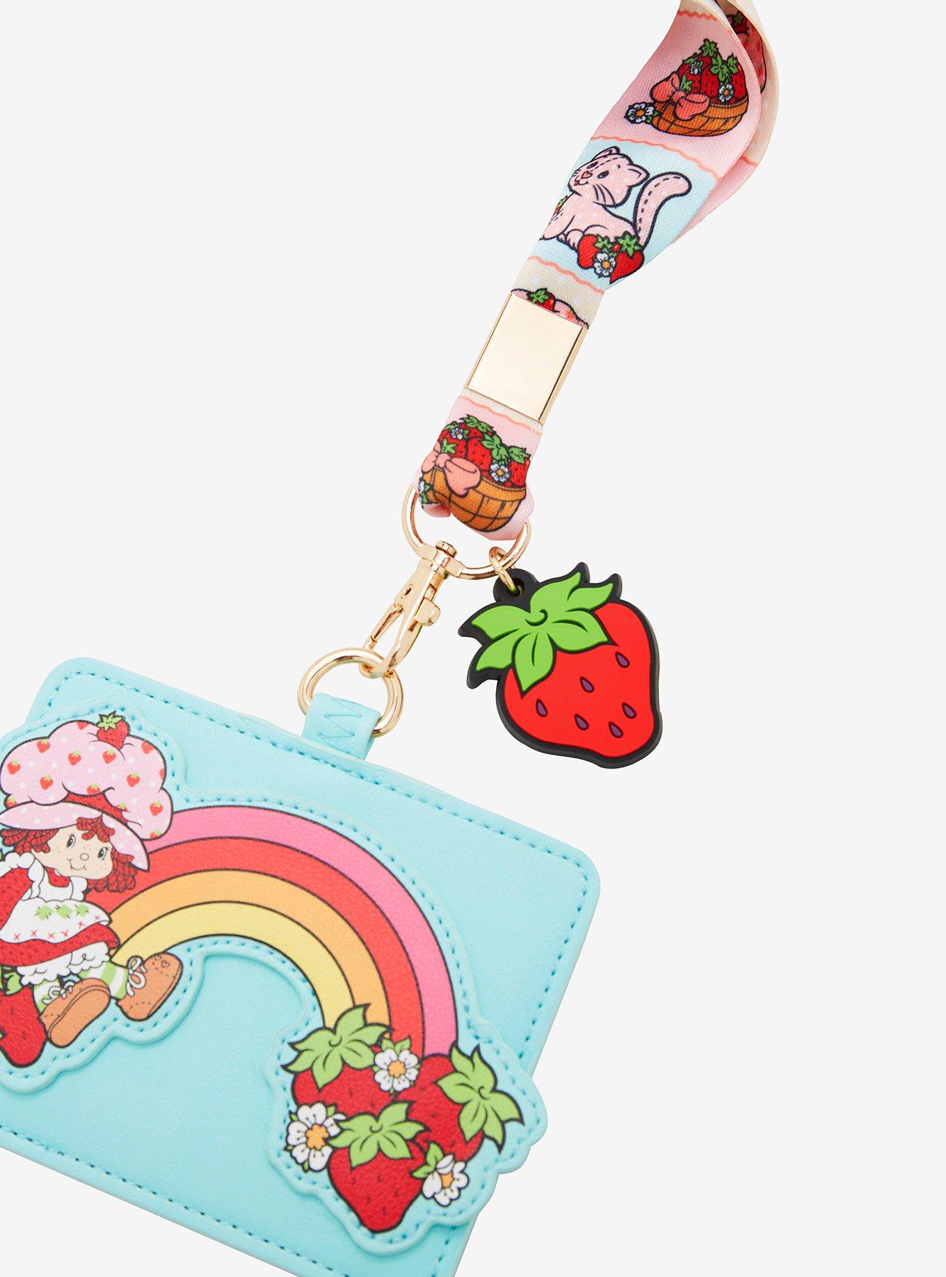 Strawberry Shortcake Rainbow Patchwork Lanyard, , alternate