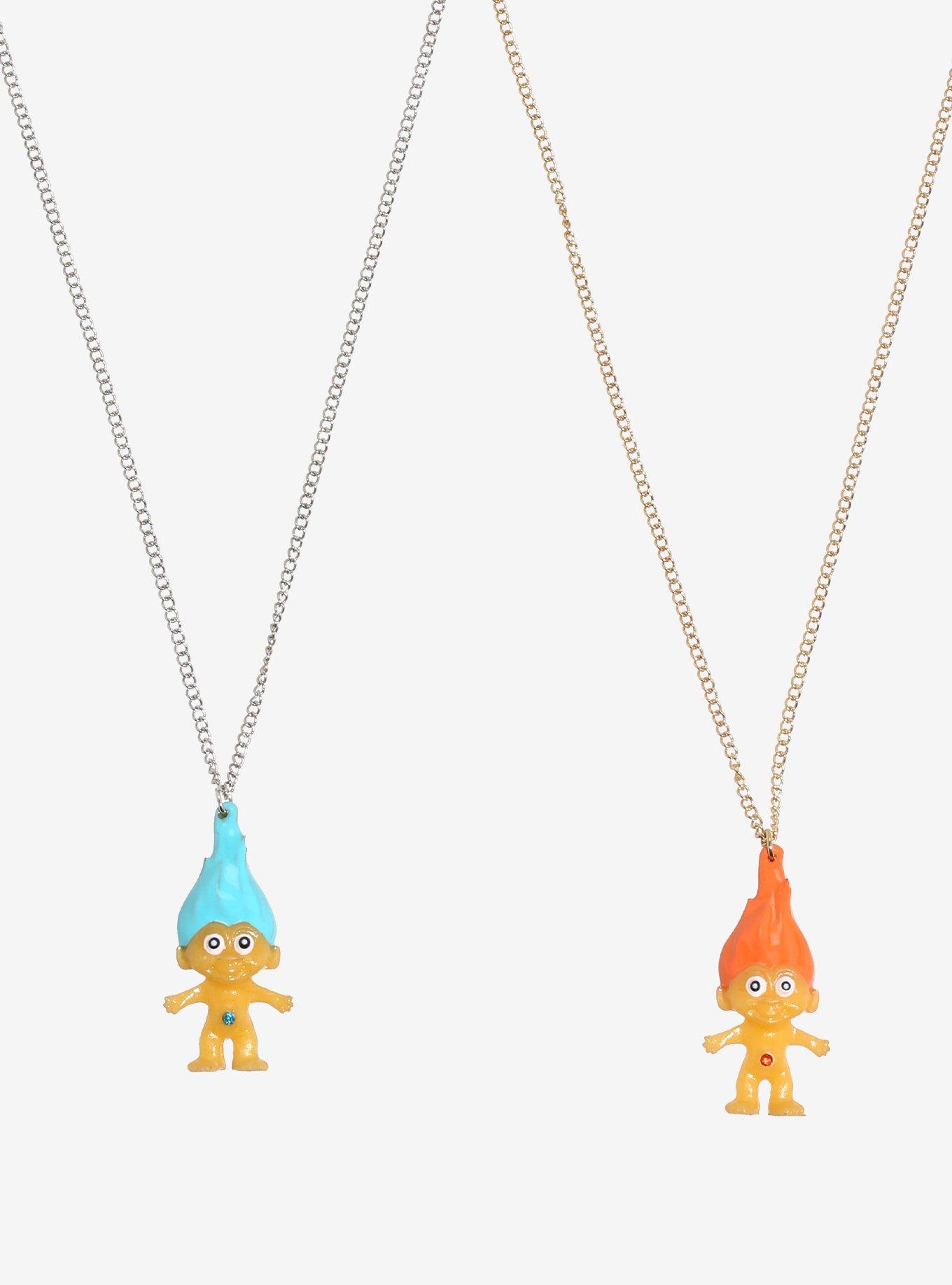 Good Luck Trolls Character Best Friend Necklace Set, , alternate