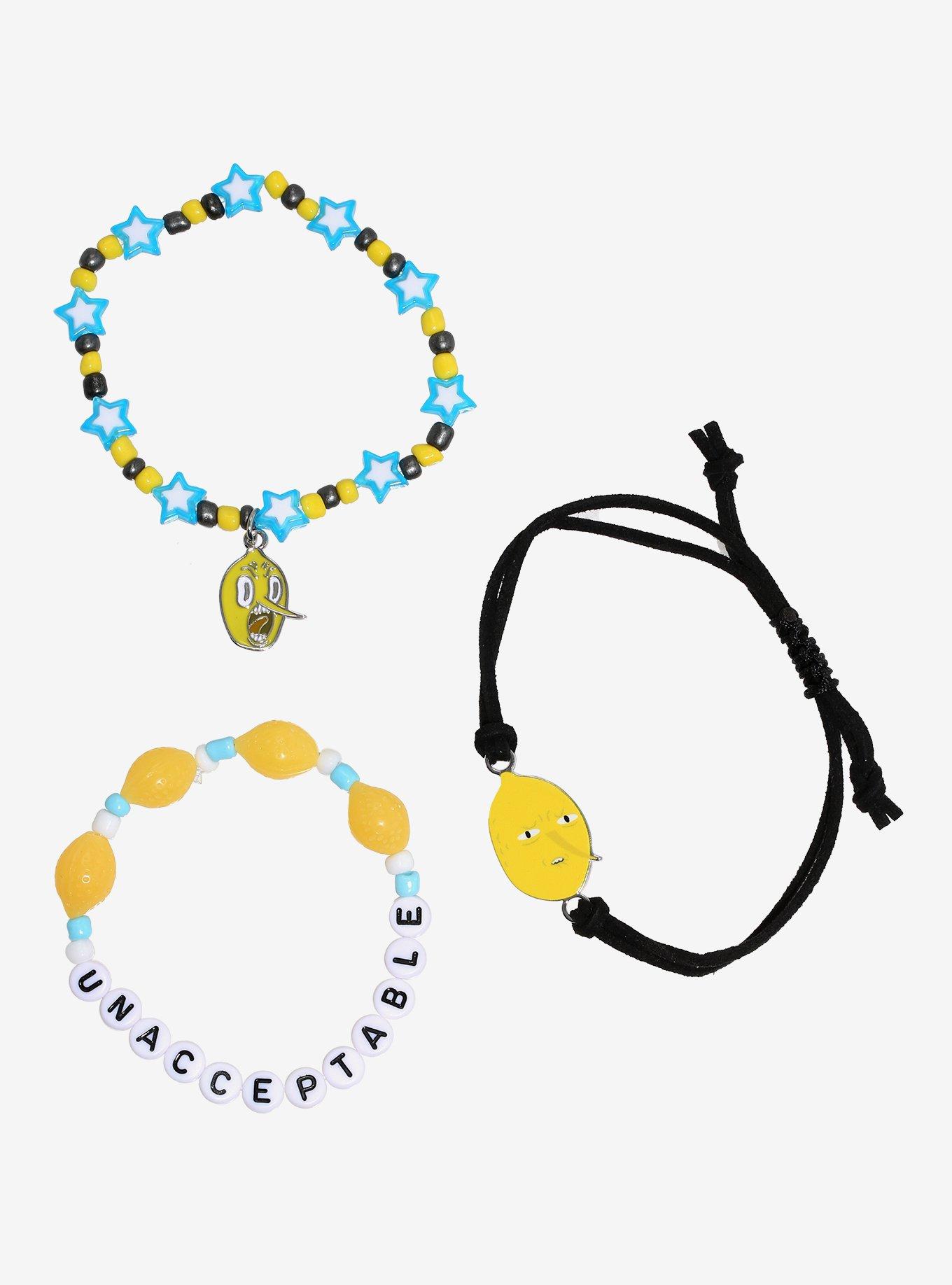 Adventure Time Earl Of Lemongrab Bracelet Set, , alternate