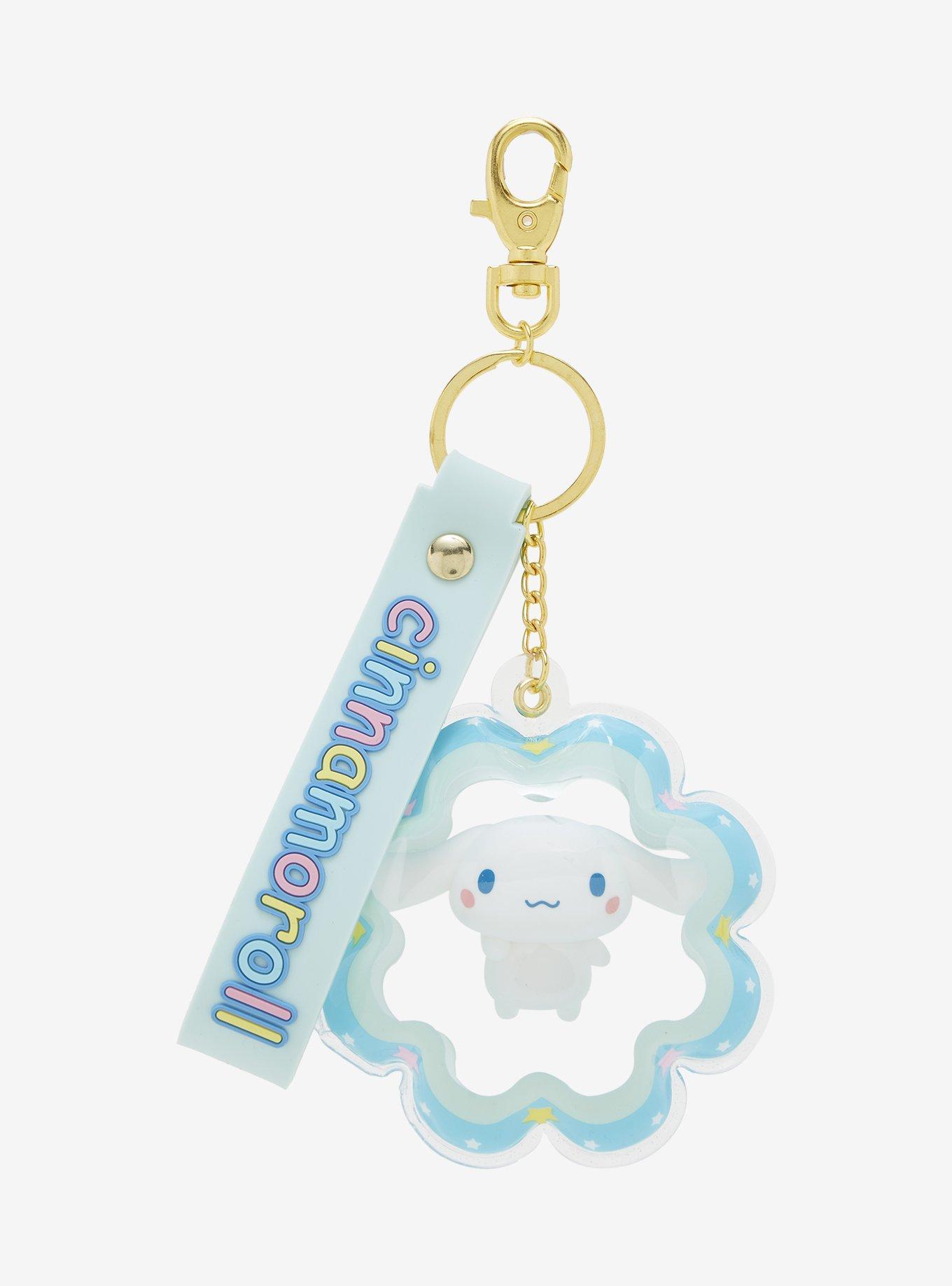 Cinnamoroll Puff Figure Strap Key Chain, , hi-res