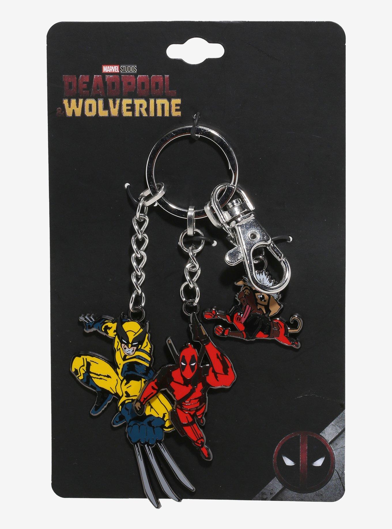 Marvel Deadpool & Wolverine Multi-Charm Key Chain, , hi-res