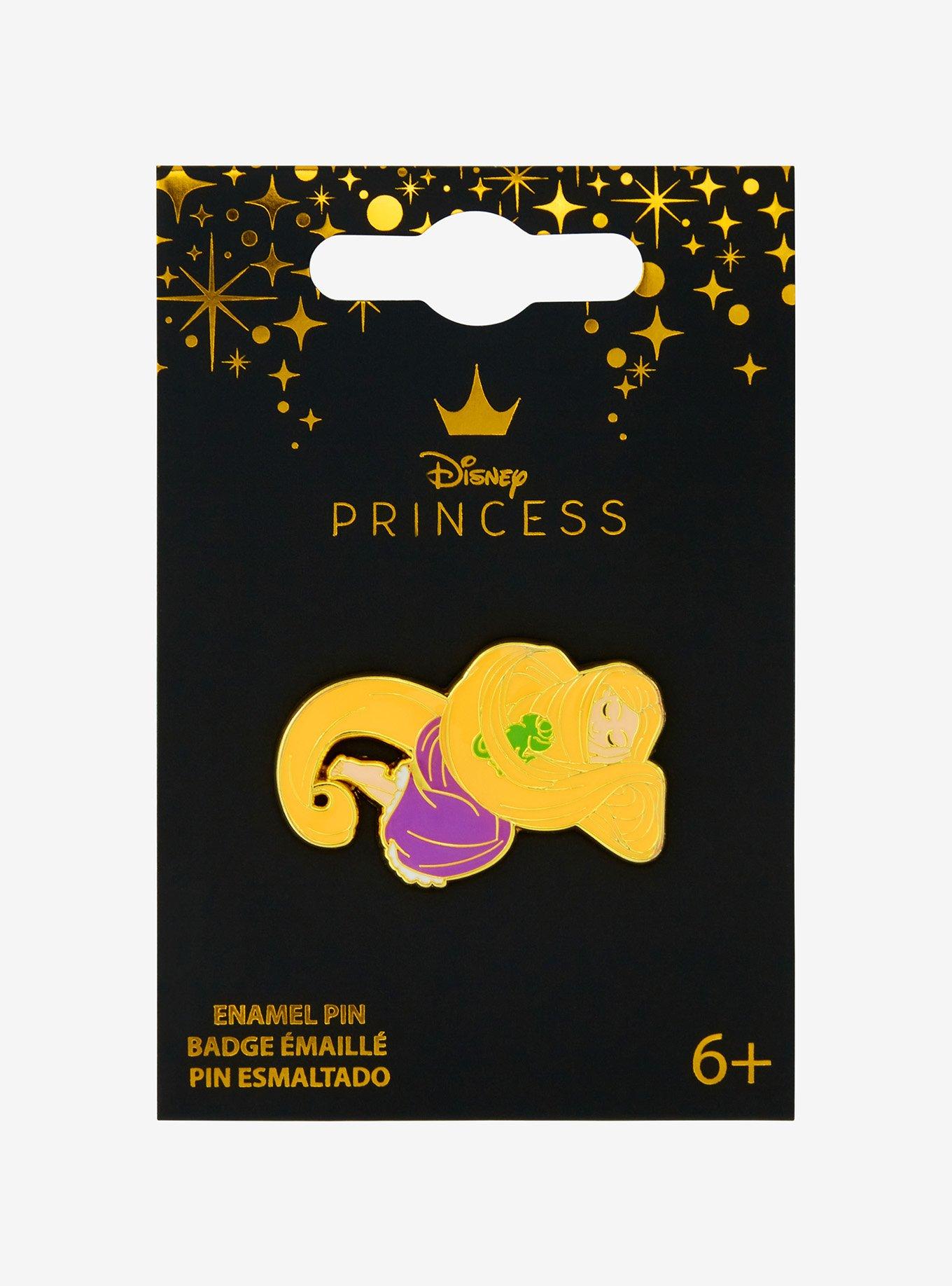 Loungefly Disney Tangled Rapunzel & Pascal Snoozing Enamel Pin, , hi-res