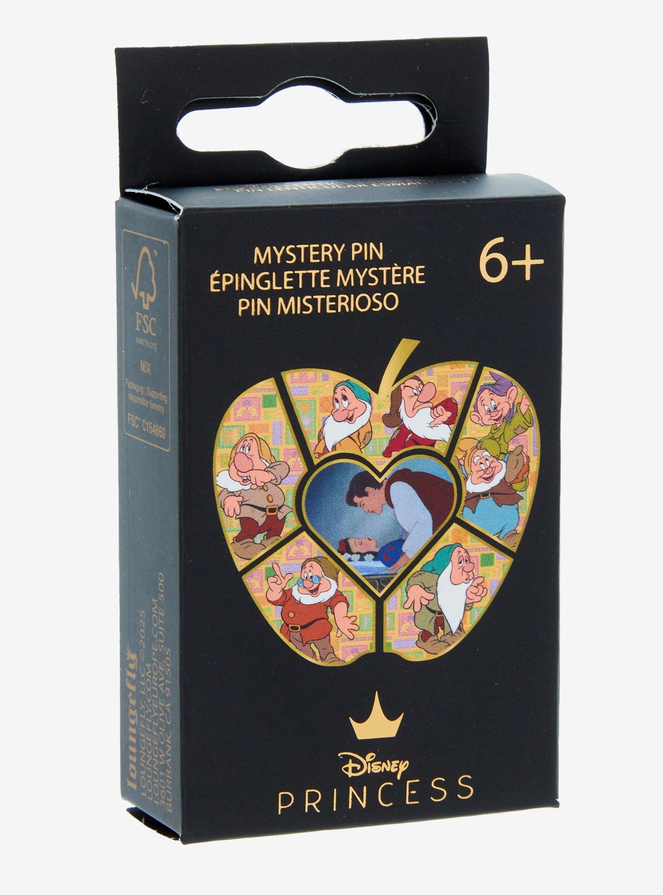 Loungefly Disney Snow White and the Seven Dwarfs Apple Puzzle Blind Box Lenticular Enamel Pin - BoxLunch Exclusive, , alternate