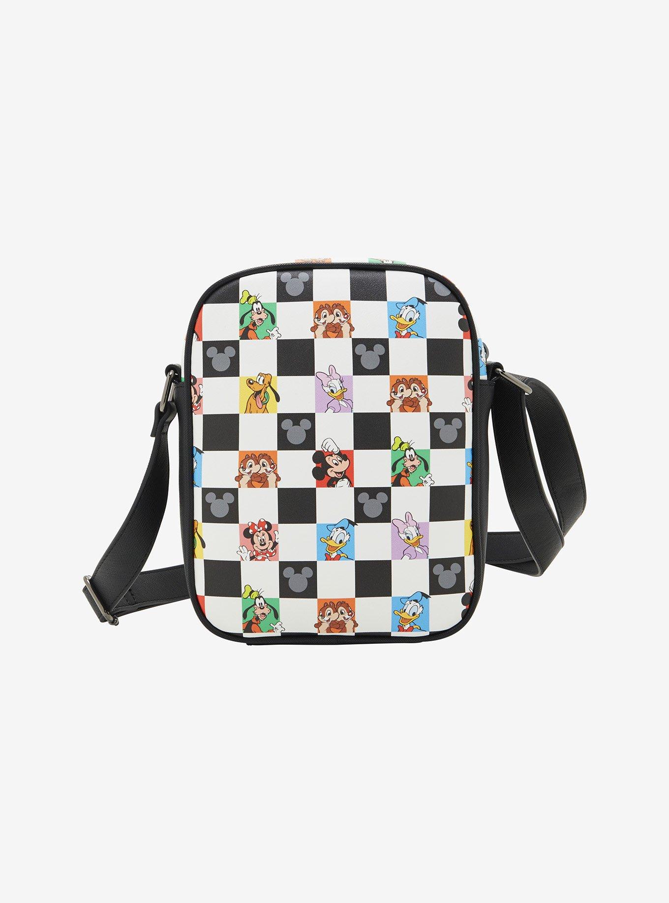 Loungefly Disney Mickey & Friends Checkered Crossbody Bag - BoxLunch Exclusive, , alternate