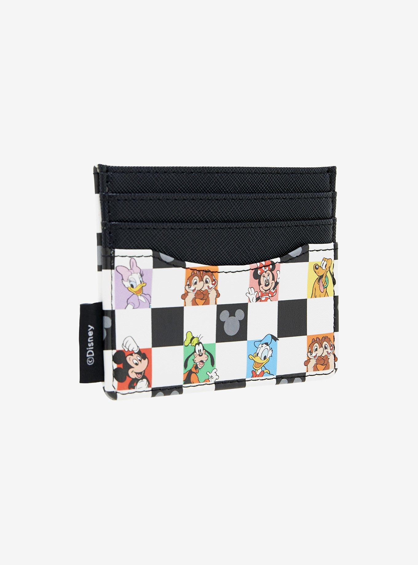 Loungefly Disney Mickey & Friends Checkered Cardholder - BoxLunch Exclusive, , hi-res