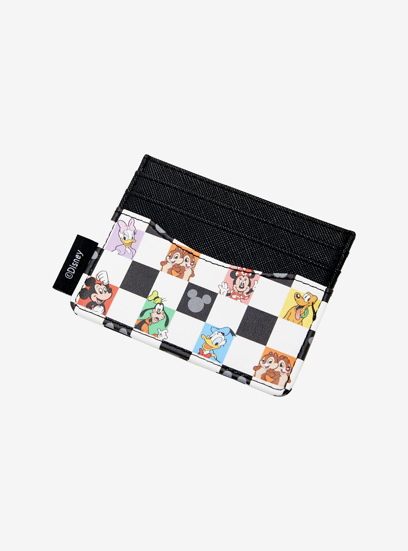 Loungefly Disney Mickey & Friends Checkered Cardholder - BoxLunch Exclusive, , alternate