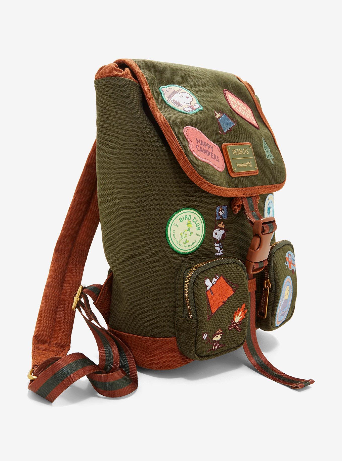 Loungefly Peanuts Snoopy Beagle Scout Canvas Mini Backpack — BoxLunch Exclusive