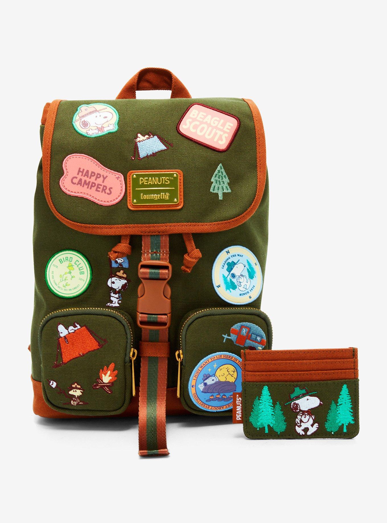 Loungefly Peanuts Snoopy Beagle Scout Canvas Mini Backpack — BoxLunch Exclusive, , alternate