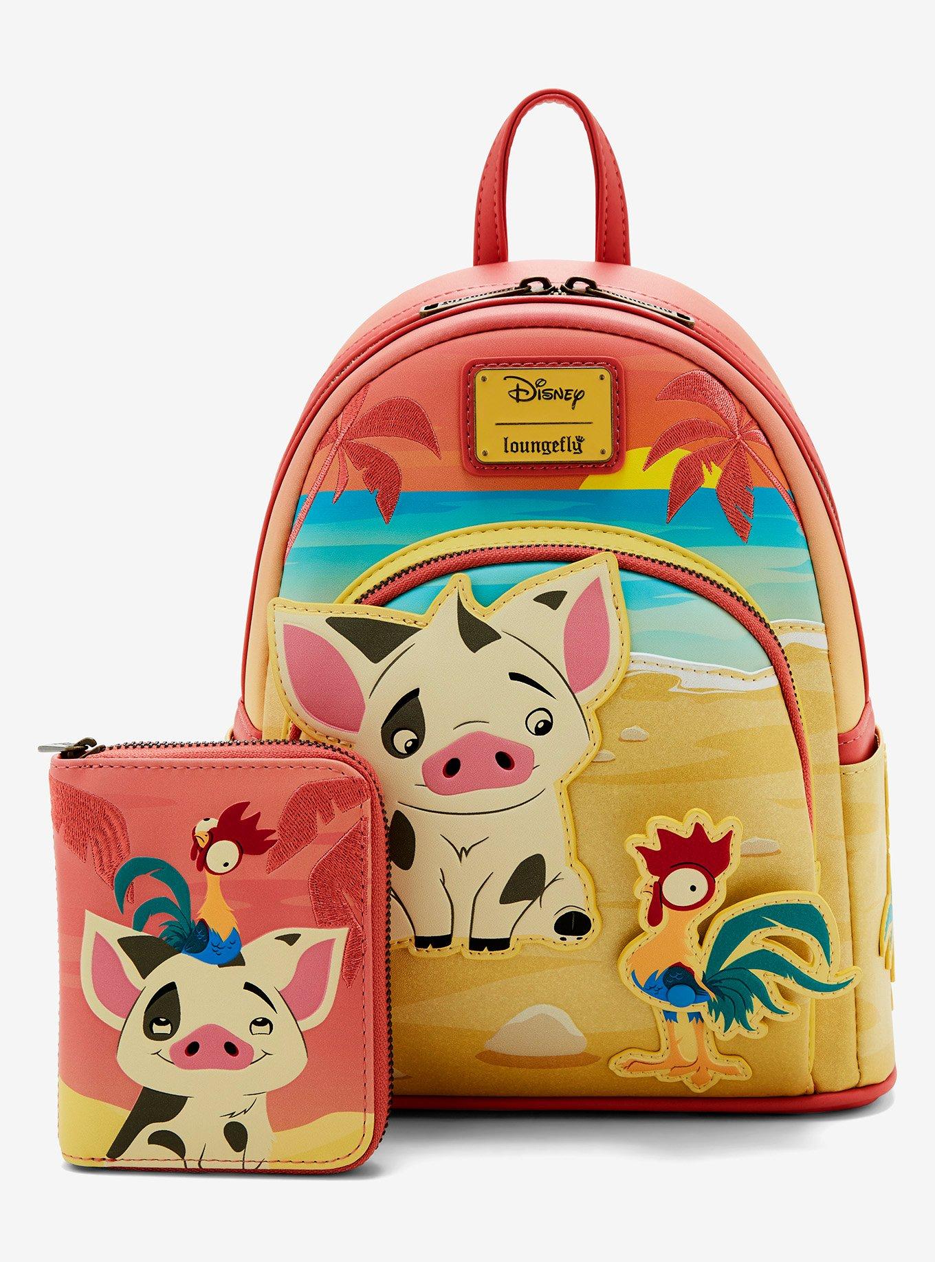 Loungefly Disney Moana Pua & Hei Hei Sunset Mini Backpack — BoxLunch Exclusive, , alternate