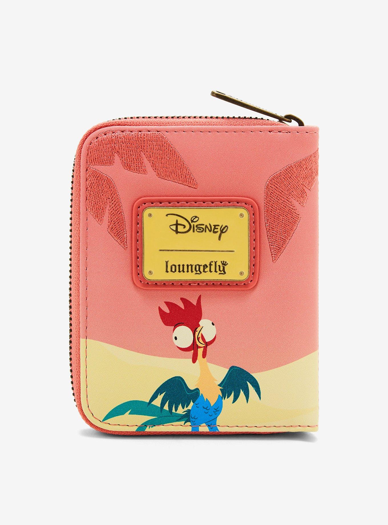 Loungefly Disney Moana Pua & Hei Hei Sunset Wallet — BoxLunch Exclusive, , hi-res