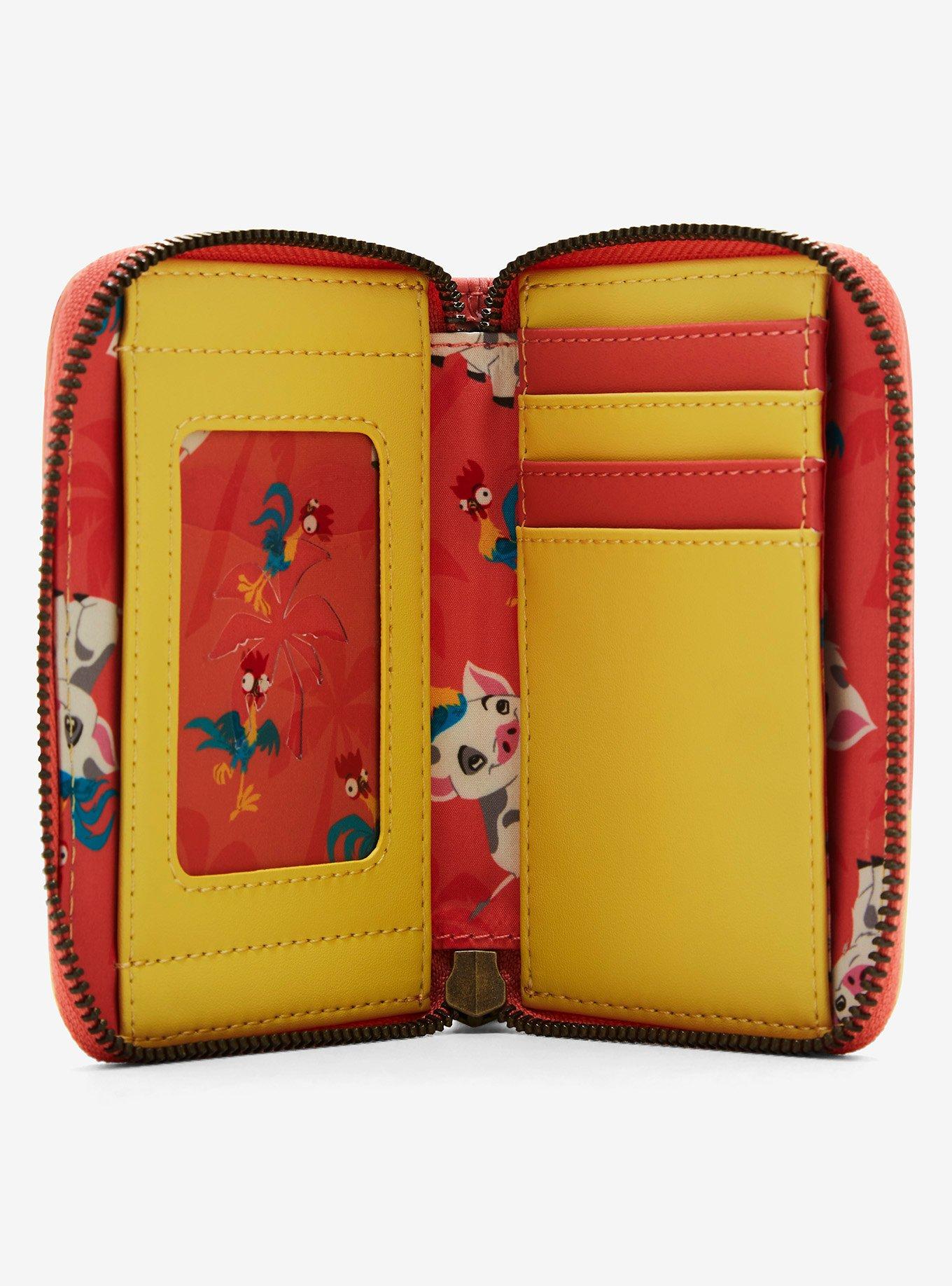 Loungefly Disney Moana Pua & Hei Hei Sunset Wallet — BoxLunch Exclusive, , alternate