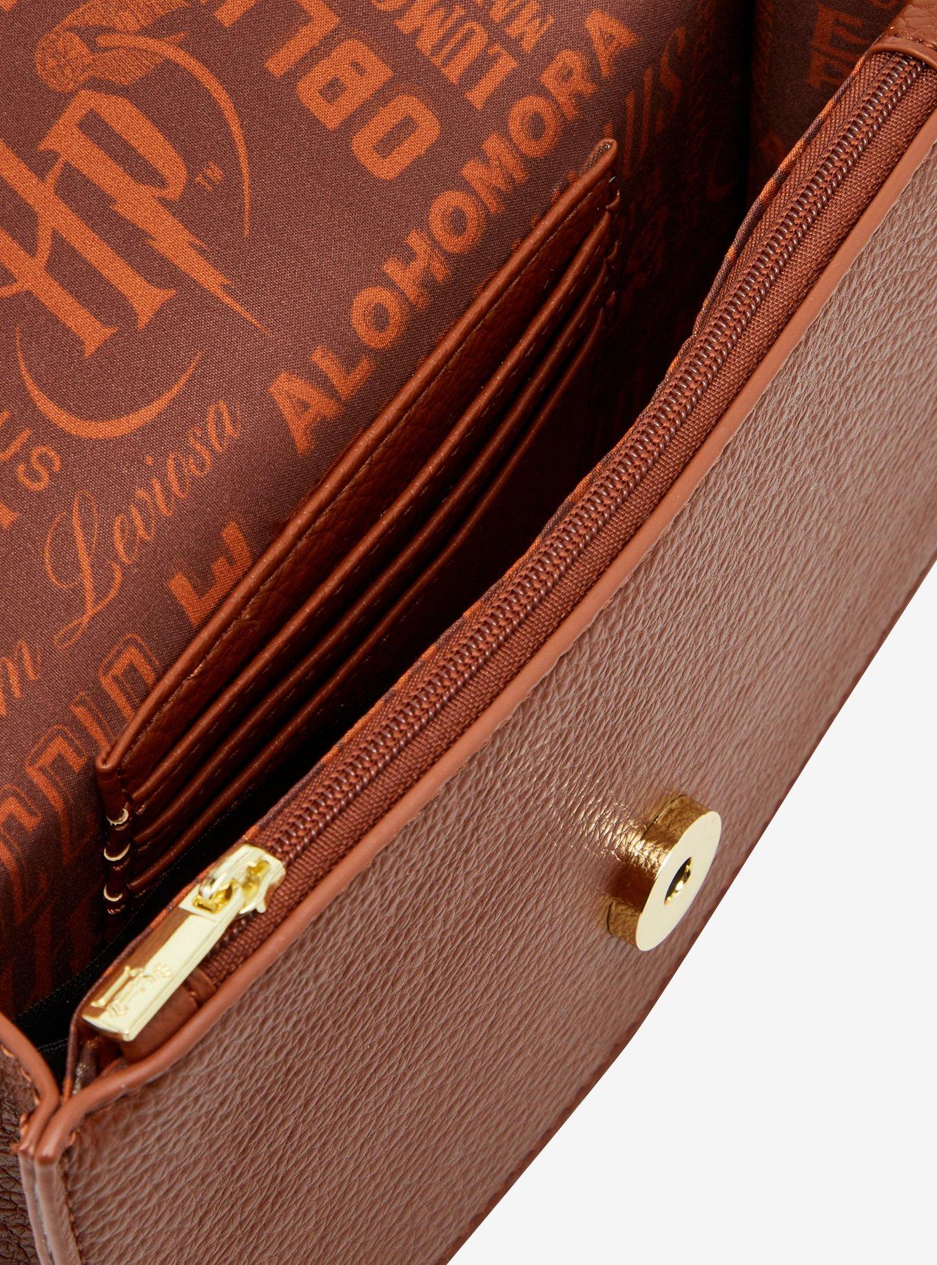 Loungefly Harry Potter Elder Wand Brown Crossbody Bag &mdash; BoxLunch Exclusive, , alternate