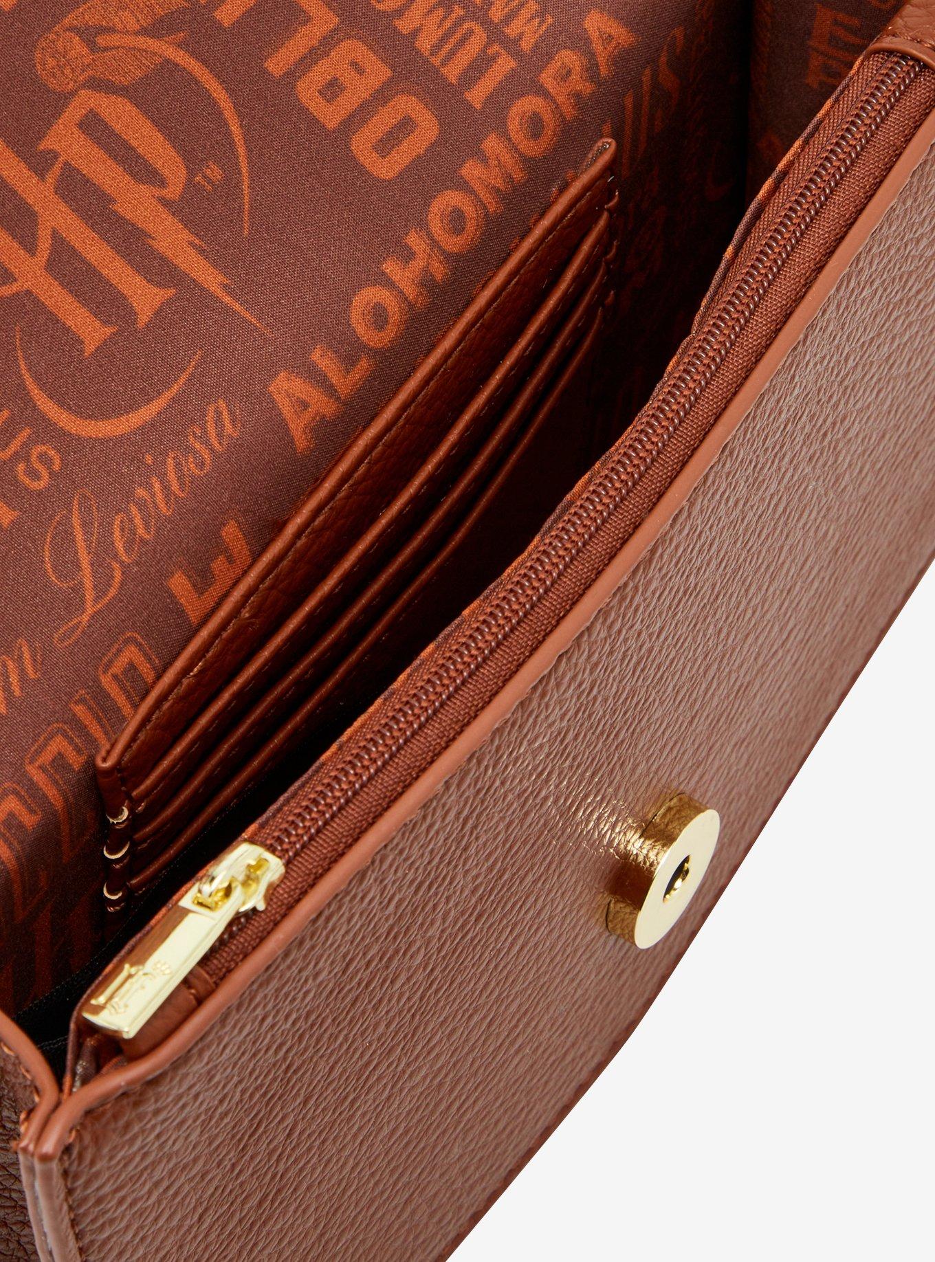 Loungefly Harry Potter Elder Wand Brown Crossbody Bag — BoxLunch Exclusive, , alternate