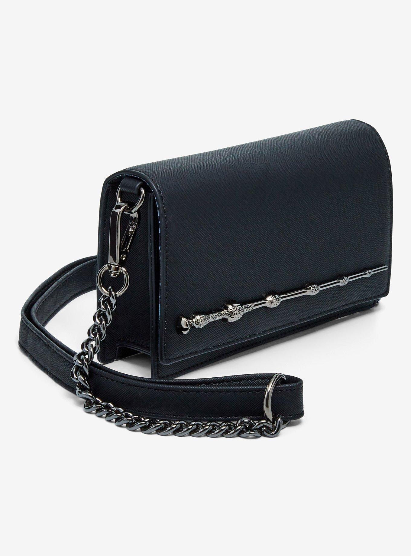 Loungefly Harry Potter Elder Wand Black Crossbody Bag — BoxLunch Exclusive