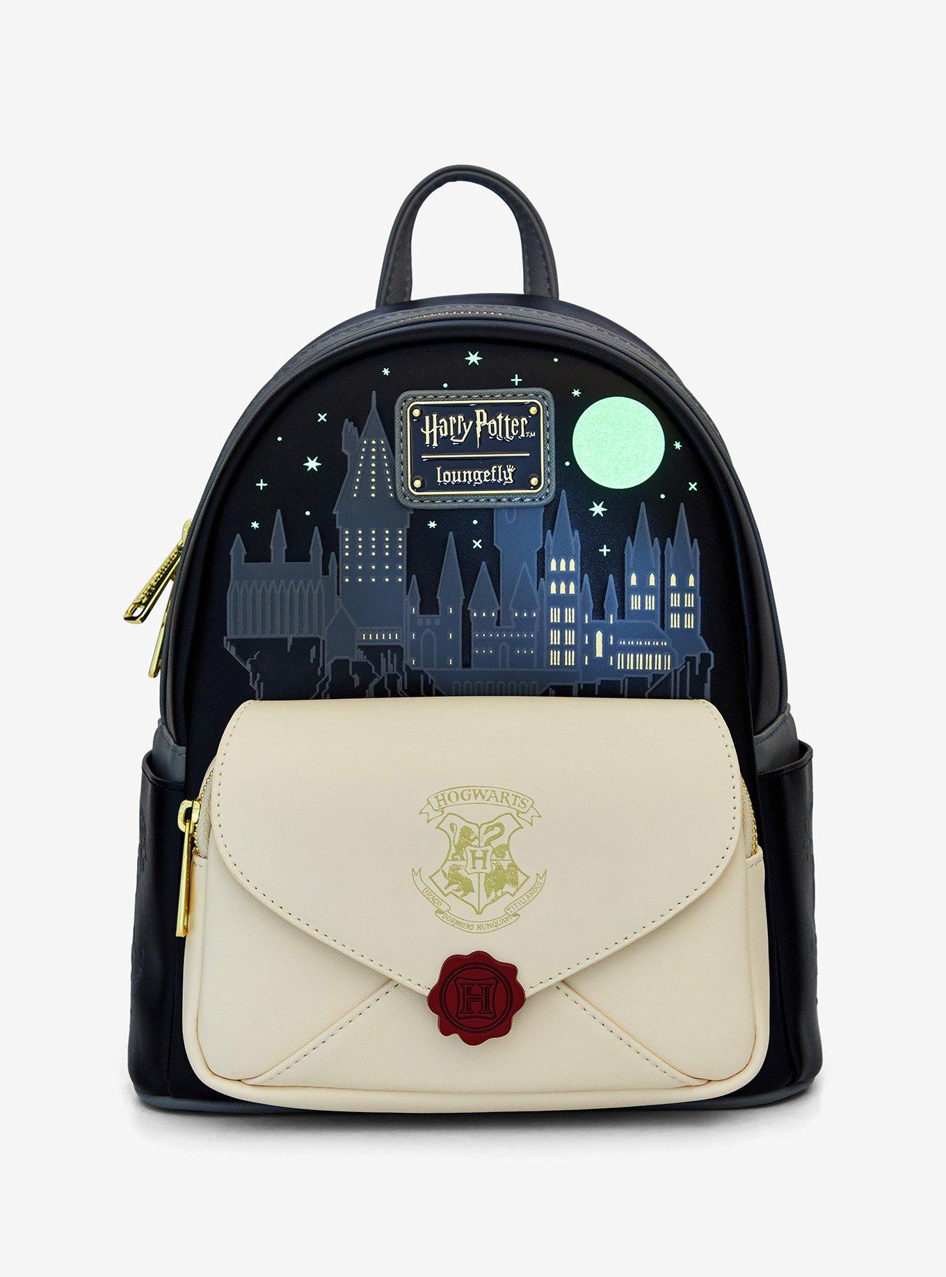 ☆Loungefly☆Harry Potter Hogwarts Flap Pocket Mini Backpack Harry Potter Hogwarts Flap Pocket Mini Backpack | Loungefly