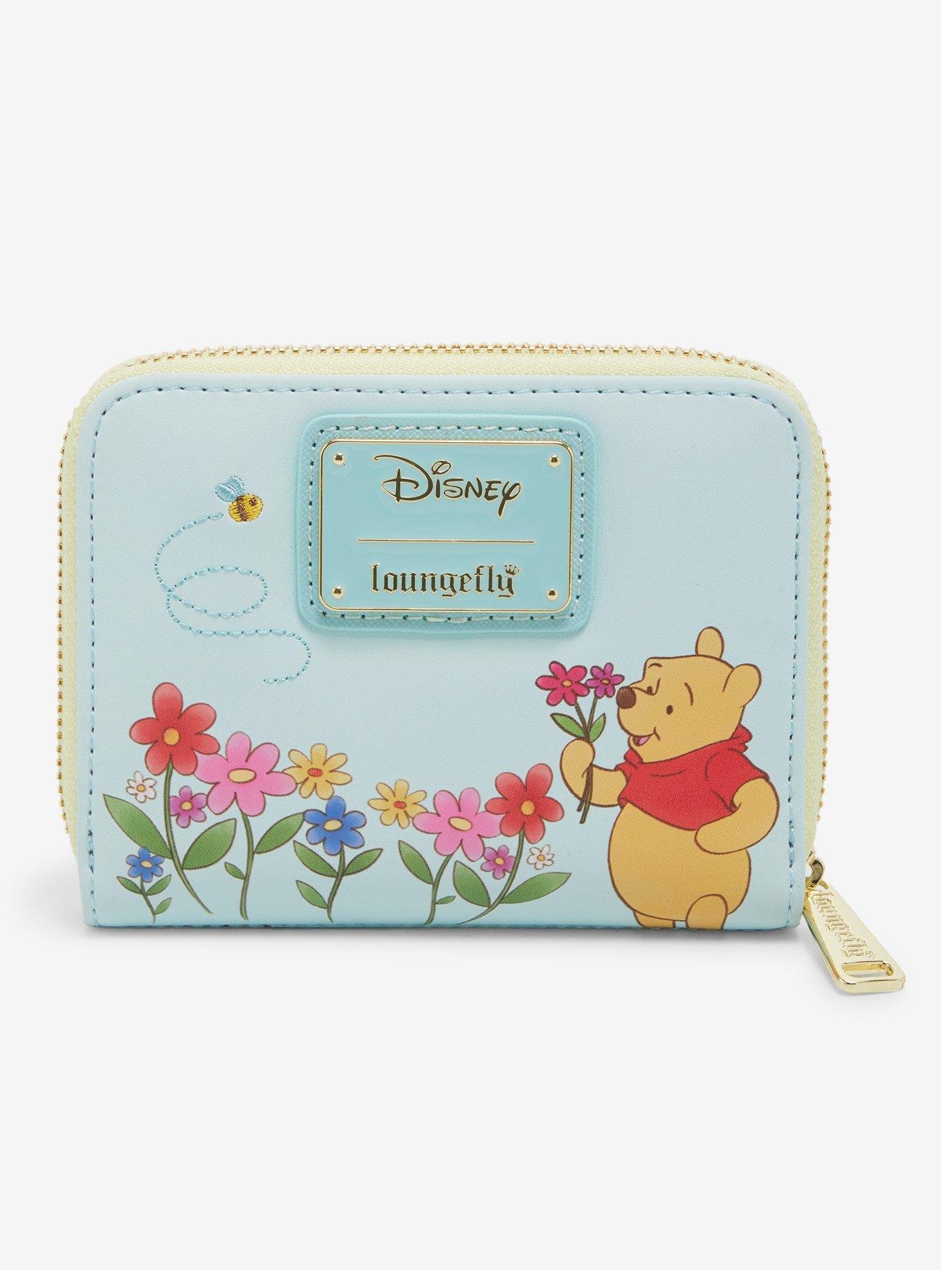 Loungefly Disney Winnie the Pooh Floral Friends Zip Wallet — BoxLunch Exclusive, , alternate