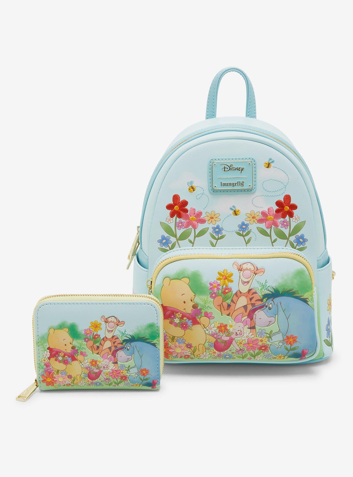 Loungefly Disney Winnie the Pooh Floral Friends Zip Wallet — BoxLunch Exclusive, , alternate