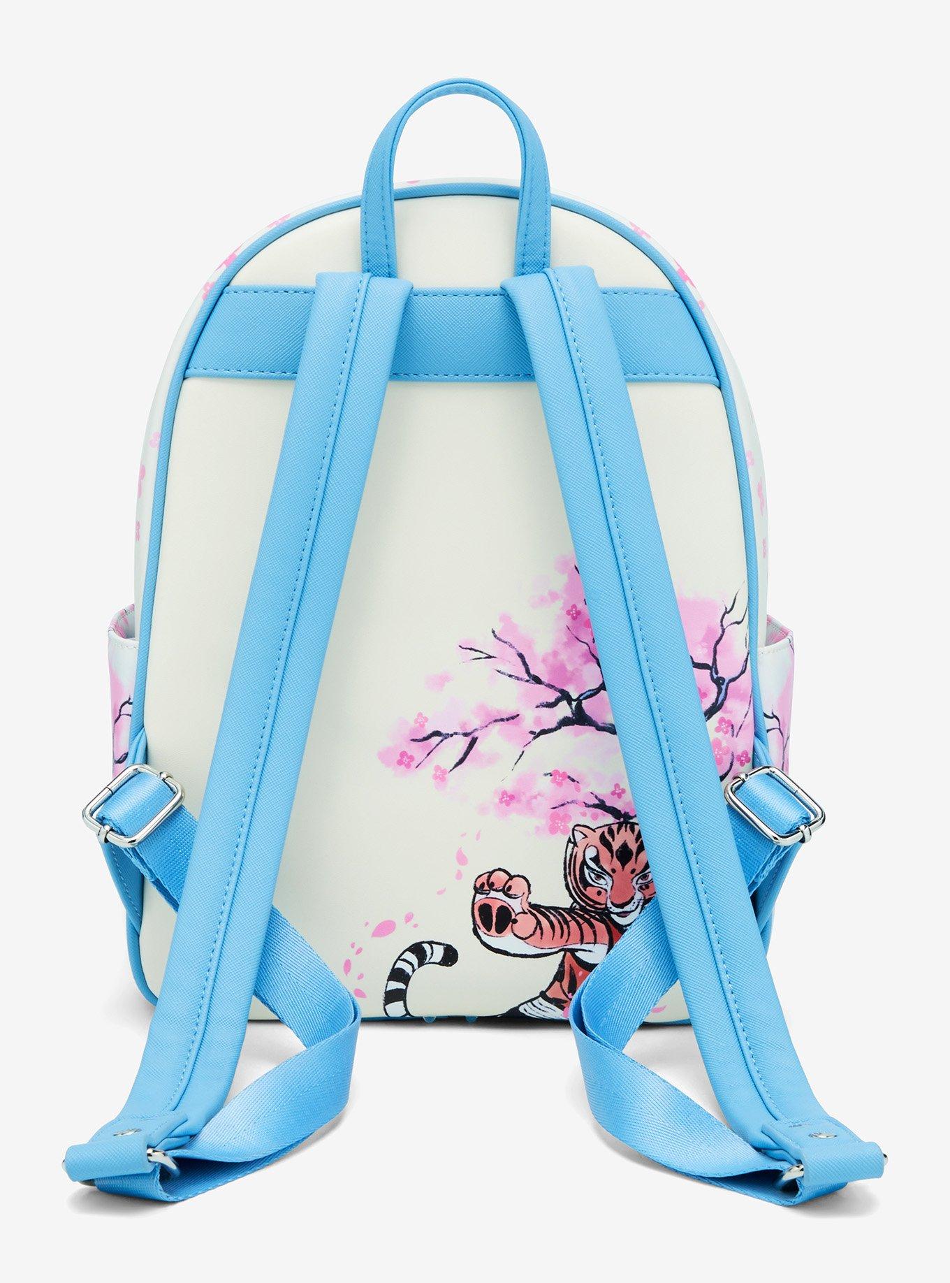 Loungefly DreamWorks Kung Fu Panda Po & Master Shifu Cherry Blossom Mini Backpack - BoxLunch Exclusive, , alternate