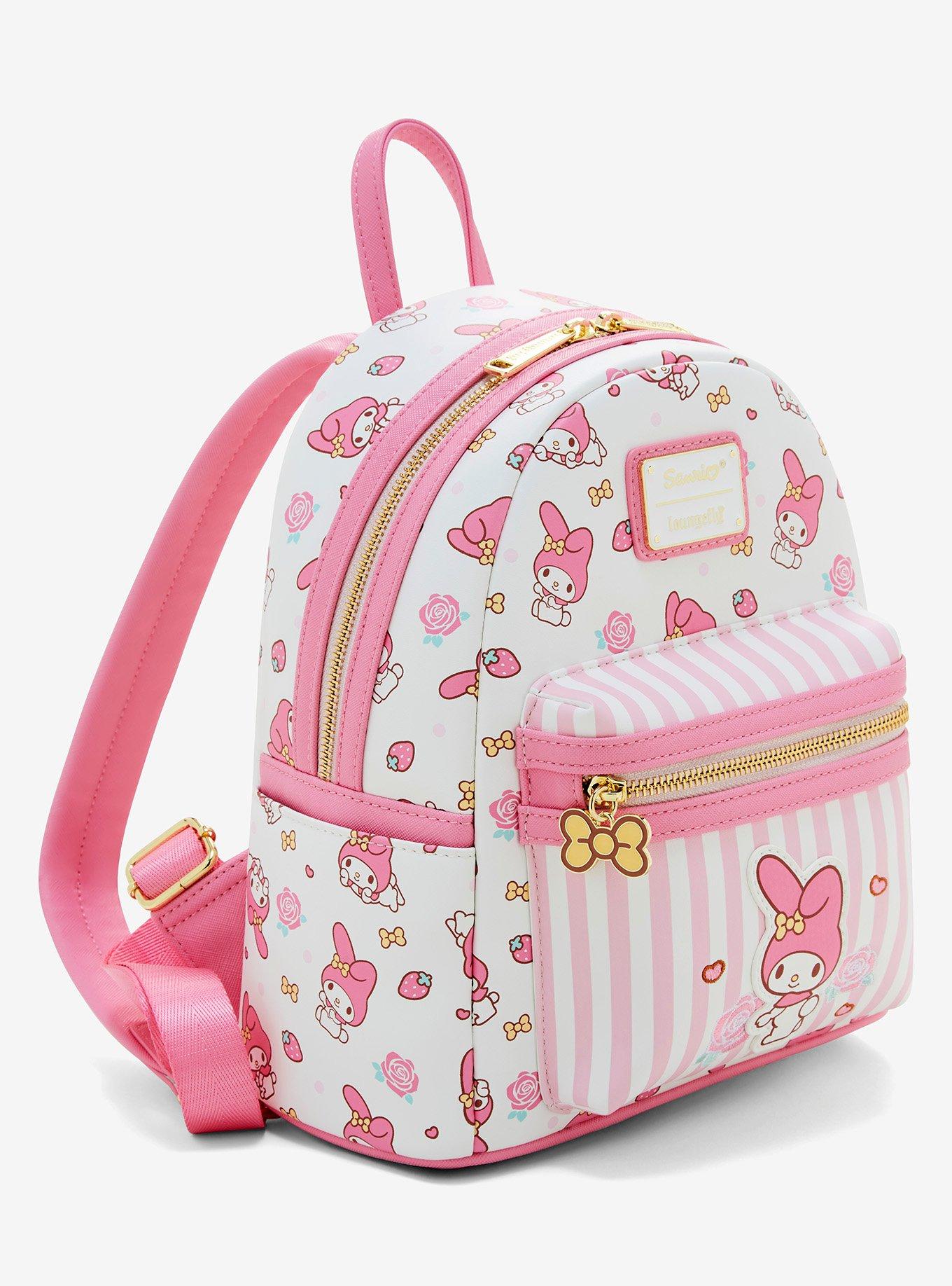 Loungefly Sanrio My Melody Allover Print Striped Mini Backpack — BoxLunch Exclusive, , hi-res