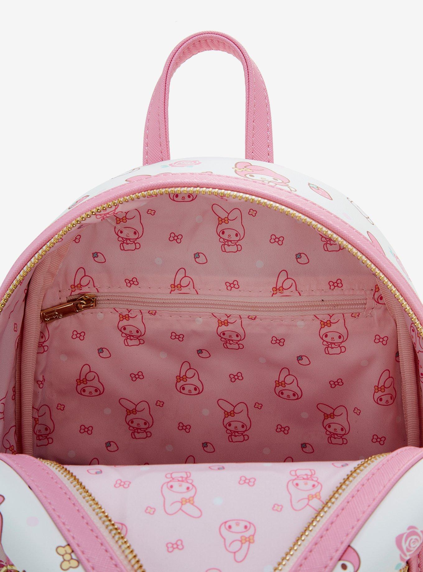 Loungefly Sanrio My Melody Allover Print Striped Mini Backpack — BoxLunch Exclusive, , alternate