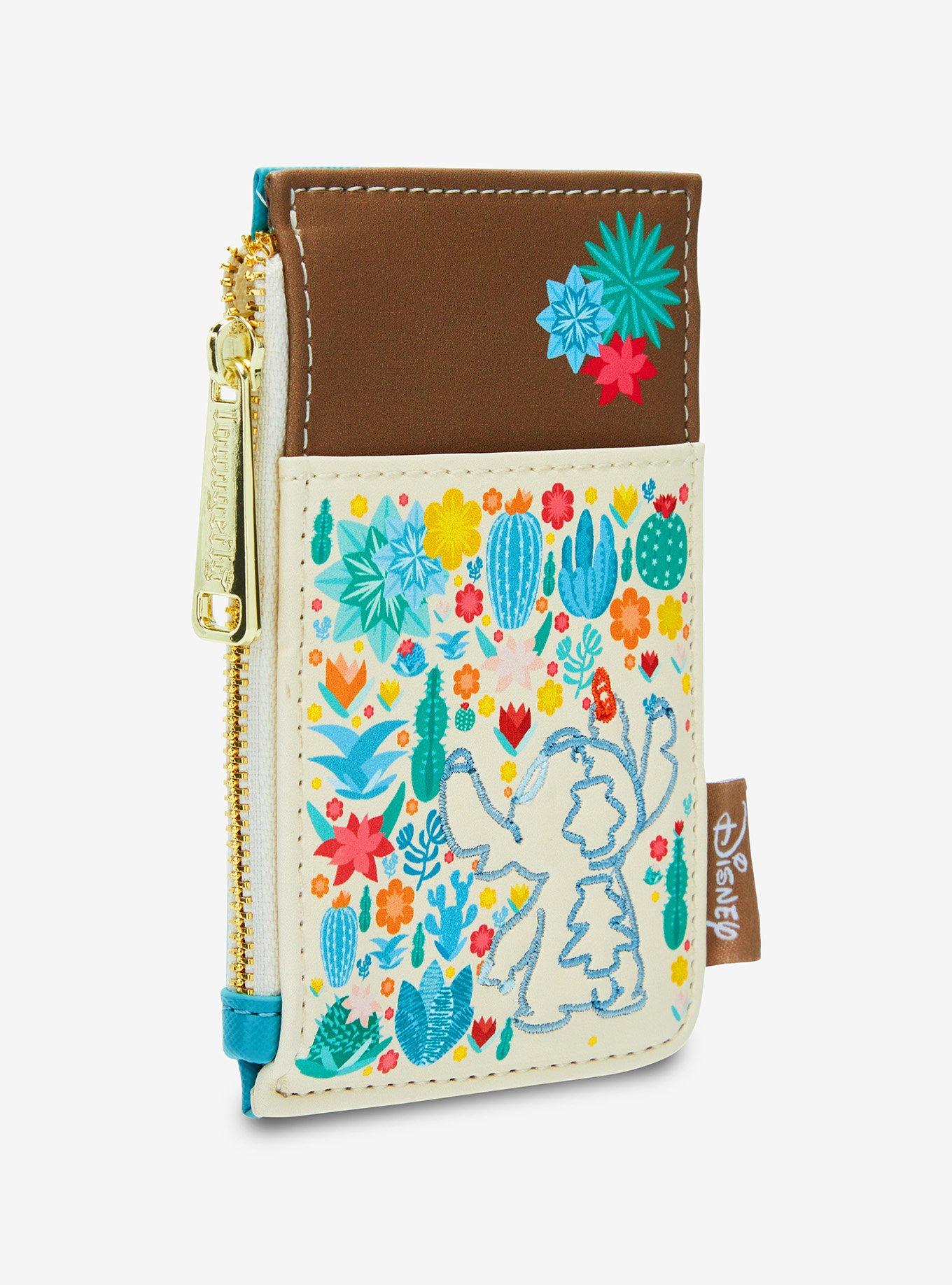 Loungefly Disney Lilo & Stitch Cacti Embroidered Cardholder — BoxLunch Exclusive, , hi-res