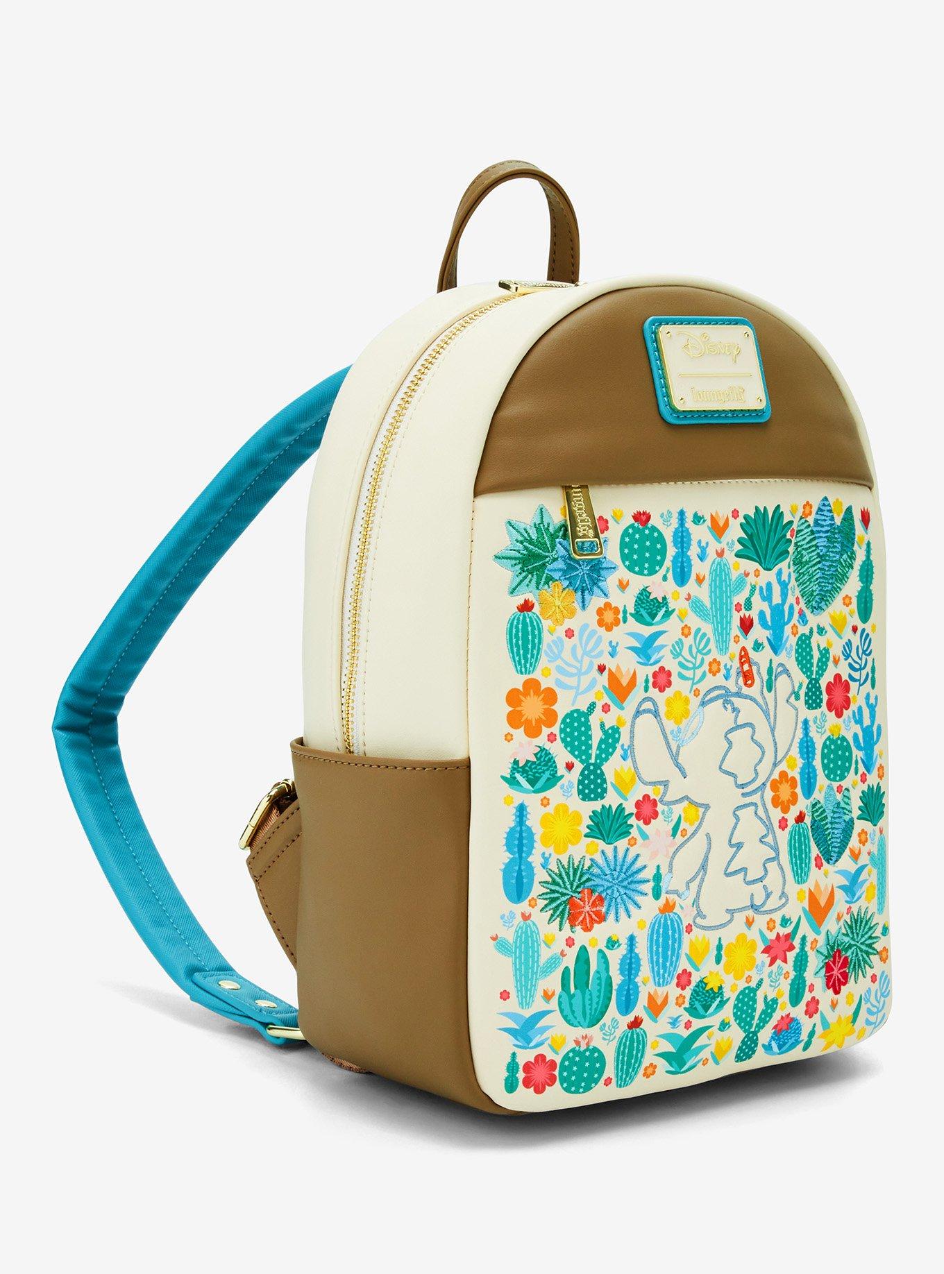 Loungefly Disney Lilo & Stitch Cacti Embroidered Mini Backpack — BoxLunch Exclusive, , hi-res