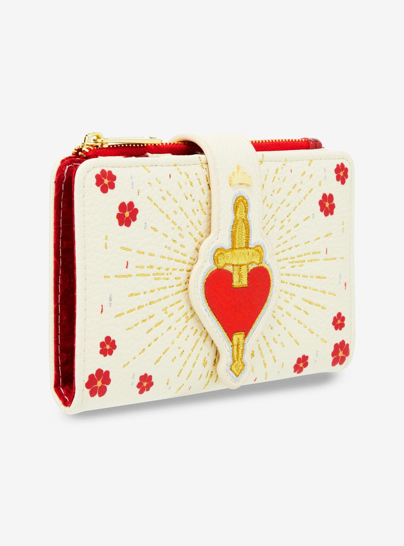 Loungefly Disney Snow White and the Seven Dwarfs Evil Queen Heart Wallet - BoxLunch Exclusive, , hi-res