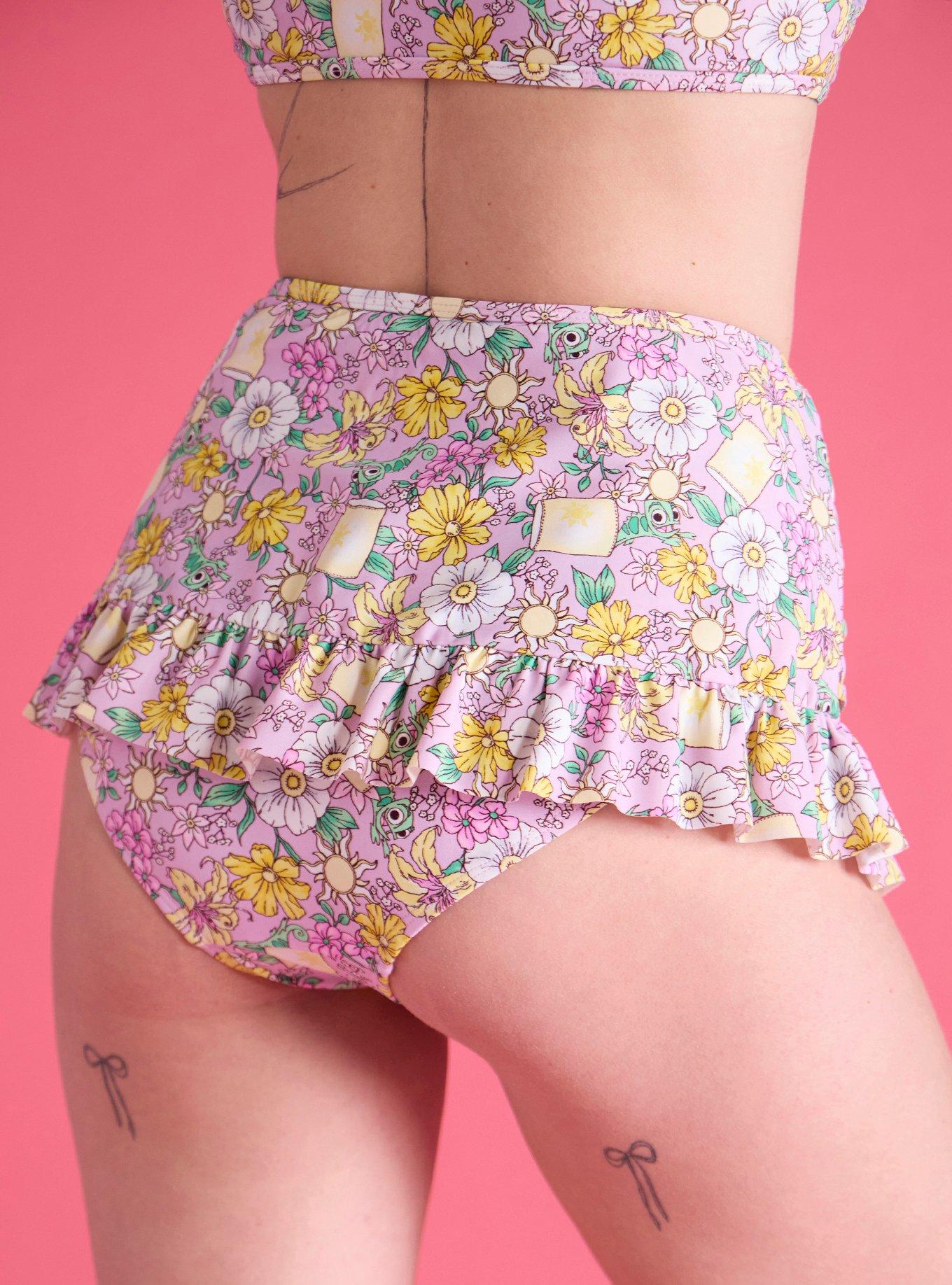 Disney Tangled Ruffle Skirted Swim Bottoms