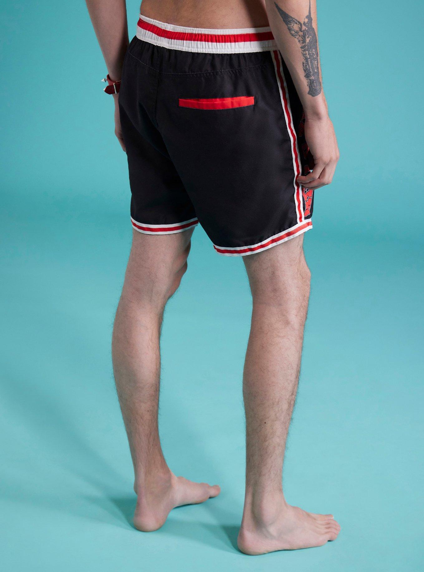 Hello Kitty Varsity Swim Trunks, MULTI, alternate