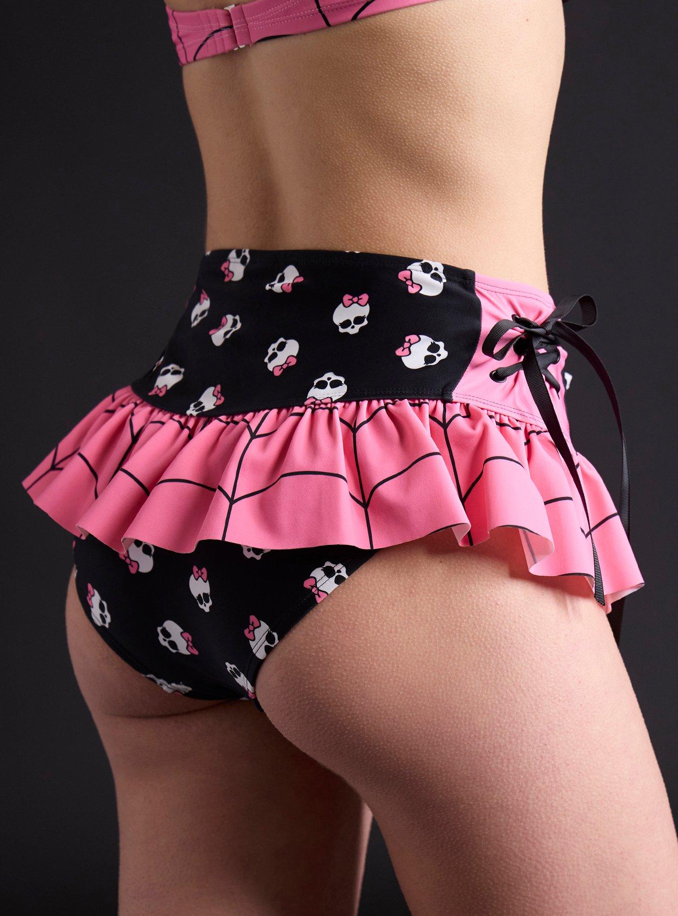 Monster High Draculaura Skirted Swim Bottoms, MULTI, alternate