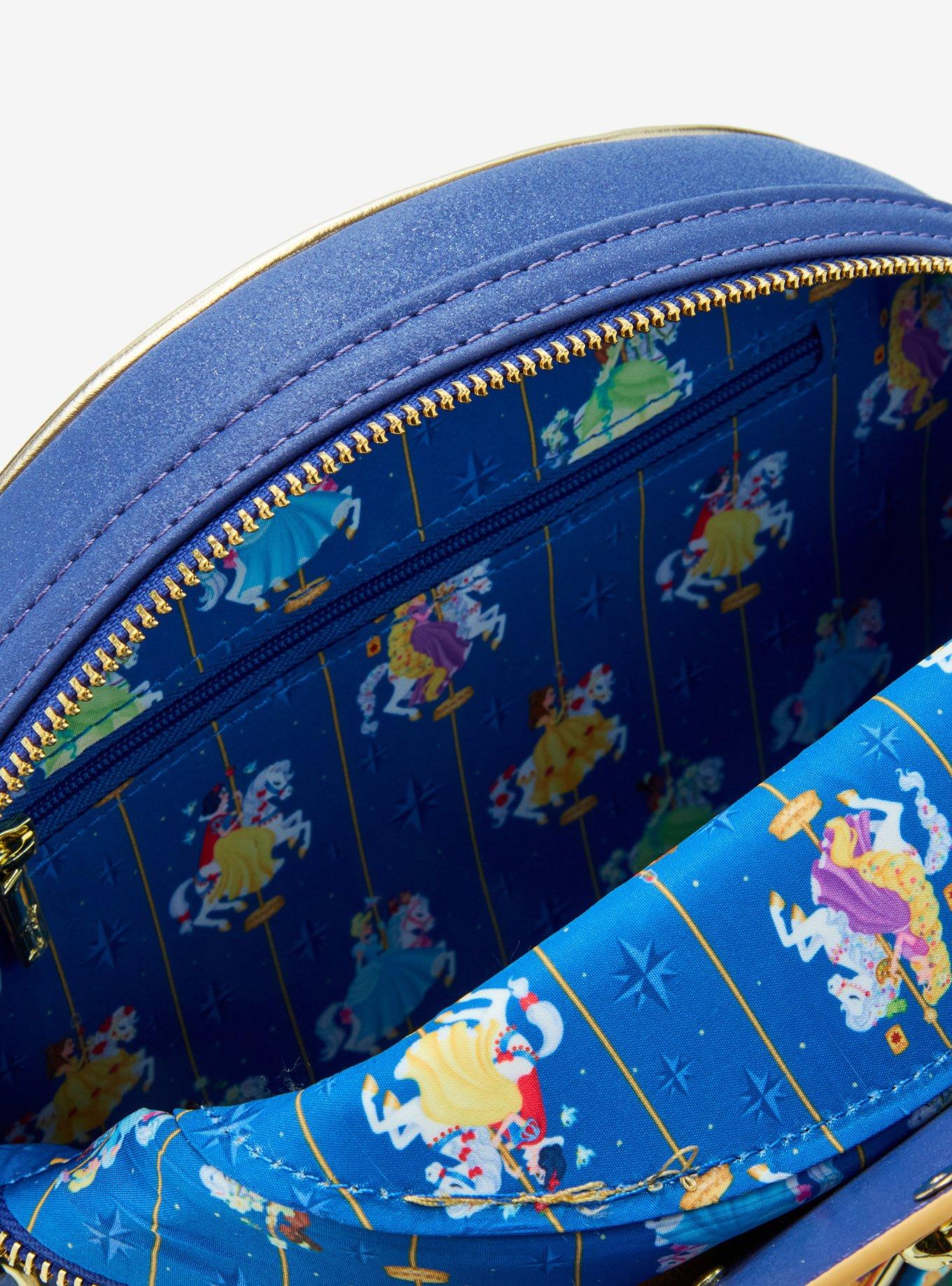 Loungefly Disney Princess Sidekicks Moving Ferris Wheel Figural Crossbody Bag