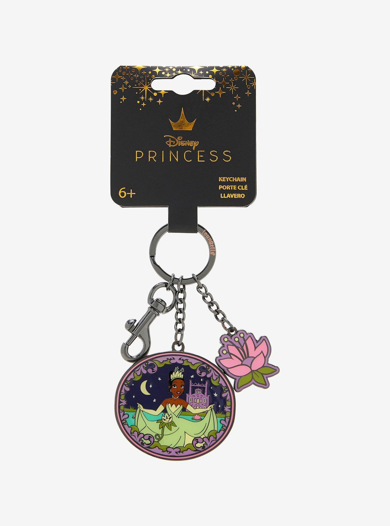 Loungefly Disney The Princess and the Frog Tiana Lily Pad Multi Keychain, , hi-res