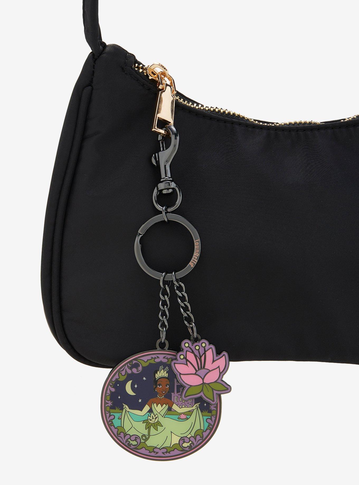 Loungefly Disney The Princess and the Frog Tiana Lily Pad Multi Keychain, , alternate