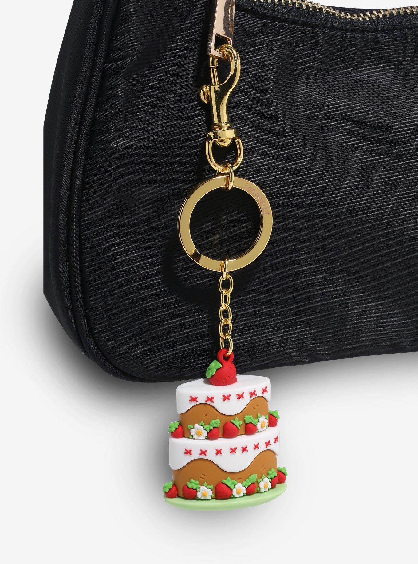 Loungefly Strawberry Shortcake Tiered Cake Scented Figural Keychain, , alternate