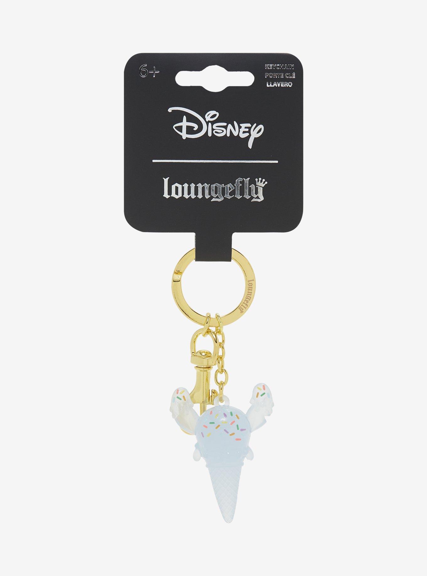 Loungefly Disney Lilo & Stitch Ice Cream Stitch Keychain, , hi-res