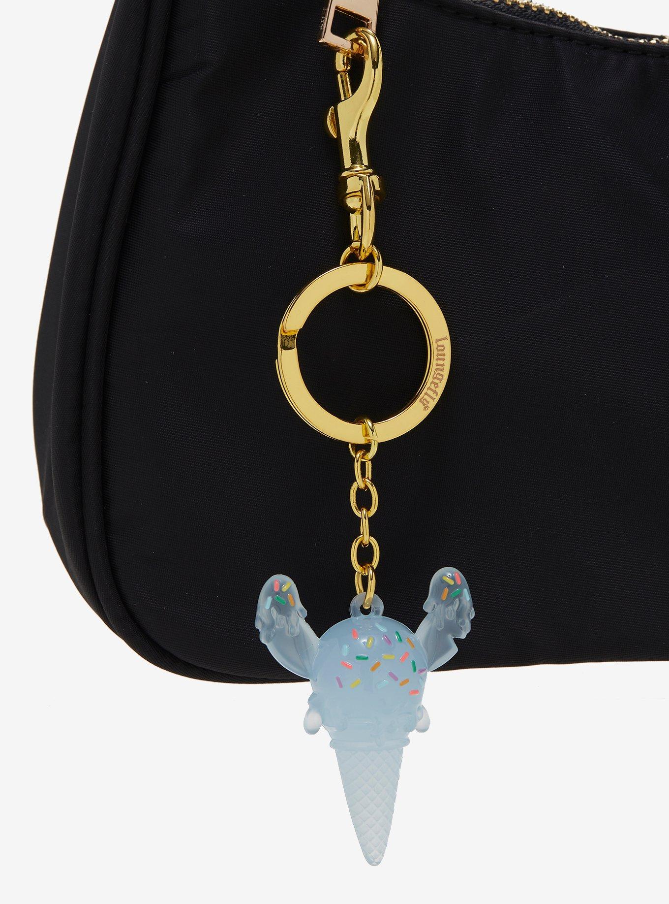 Loungefly Disney Lilo & Stitch Ice Cream Stitch Keychain, , alternate