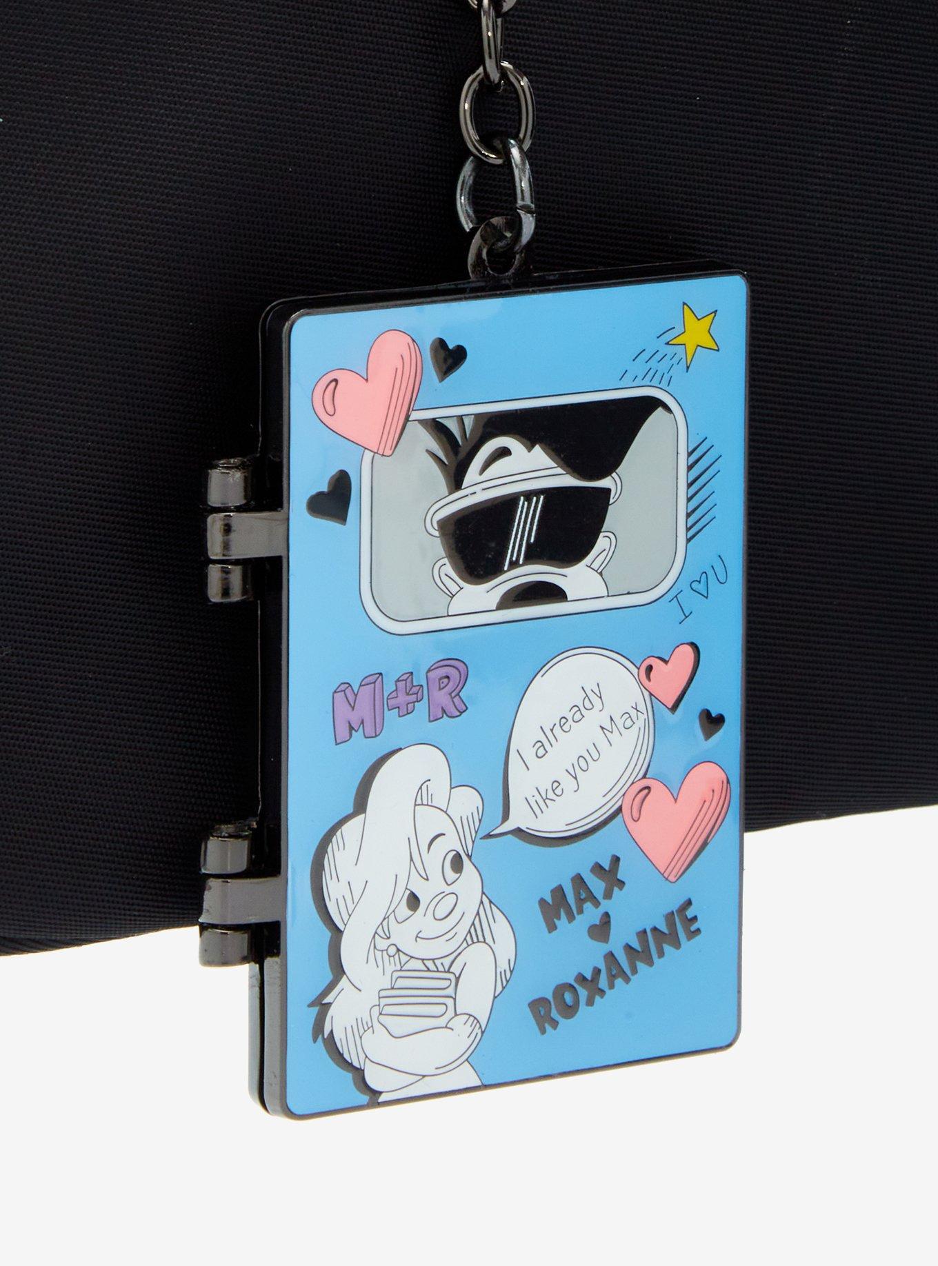 Loungefly Disney A Goofy Movie Max & Roxanne Journal Hinged Keychain, , alternate