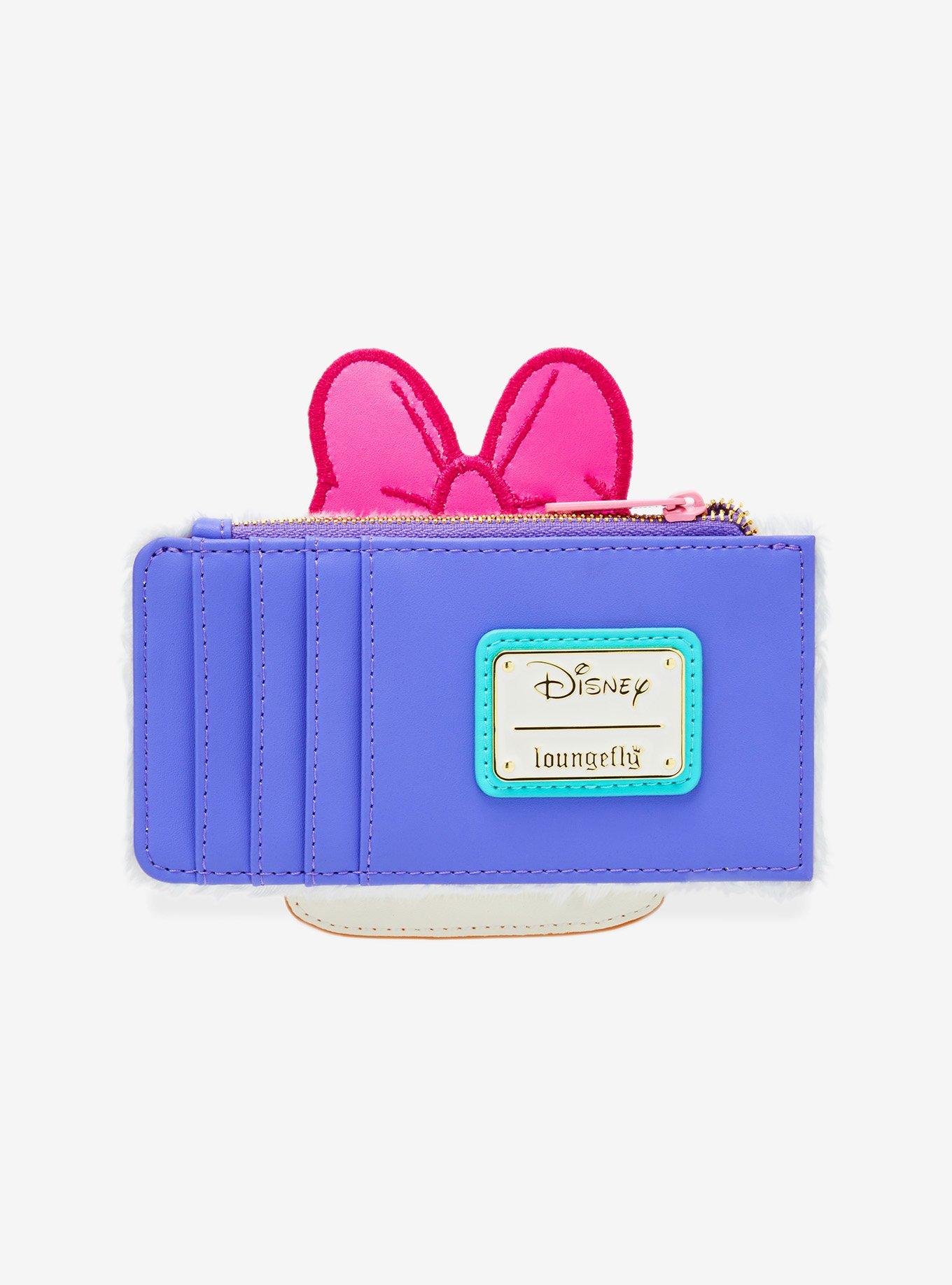 Loungefly Disney Daisy Duck Plush & Sequined Cardholder, , alternate