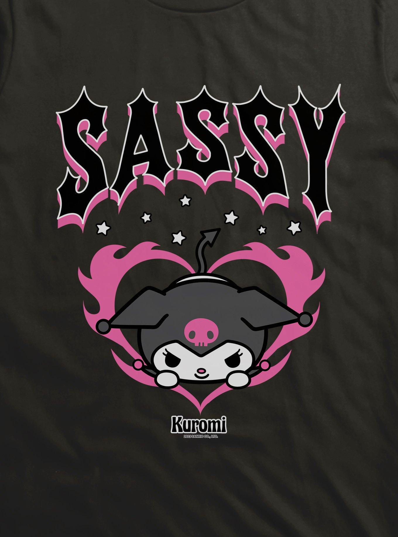 Kuromi Sassy T-Shirt, , hi-res