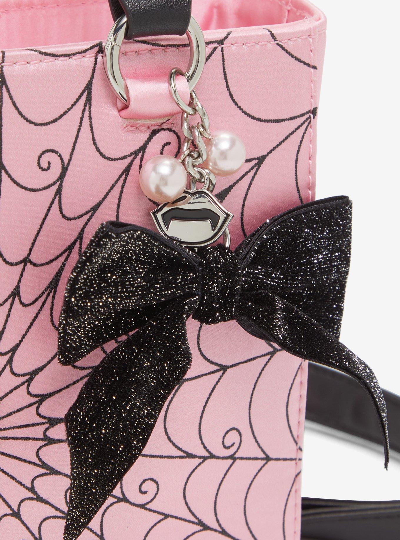 Monster High Draculaura Spiderweb Satchel Bag, , alternate