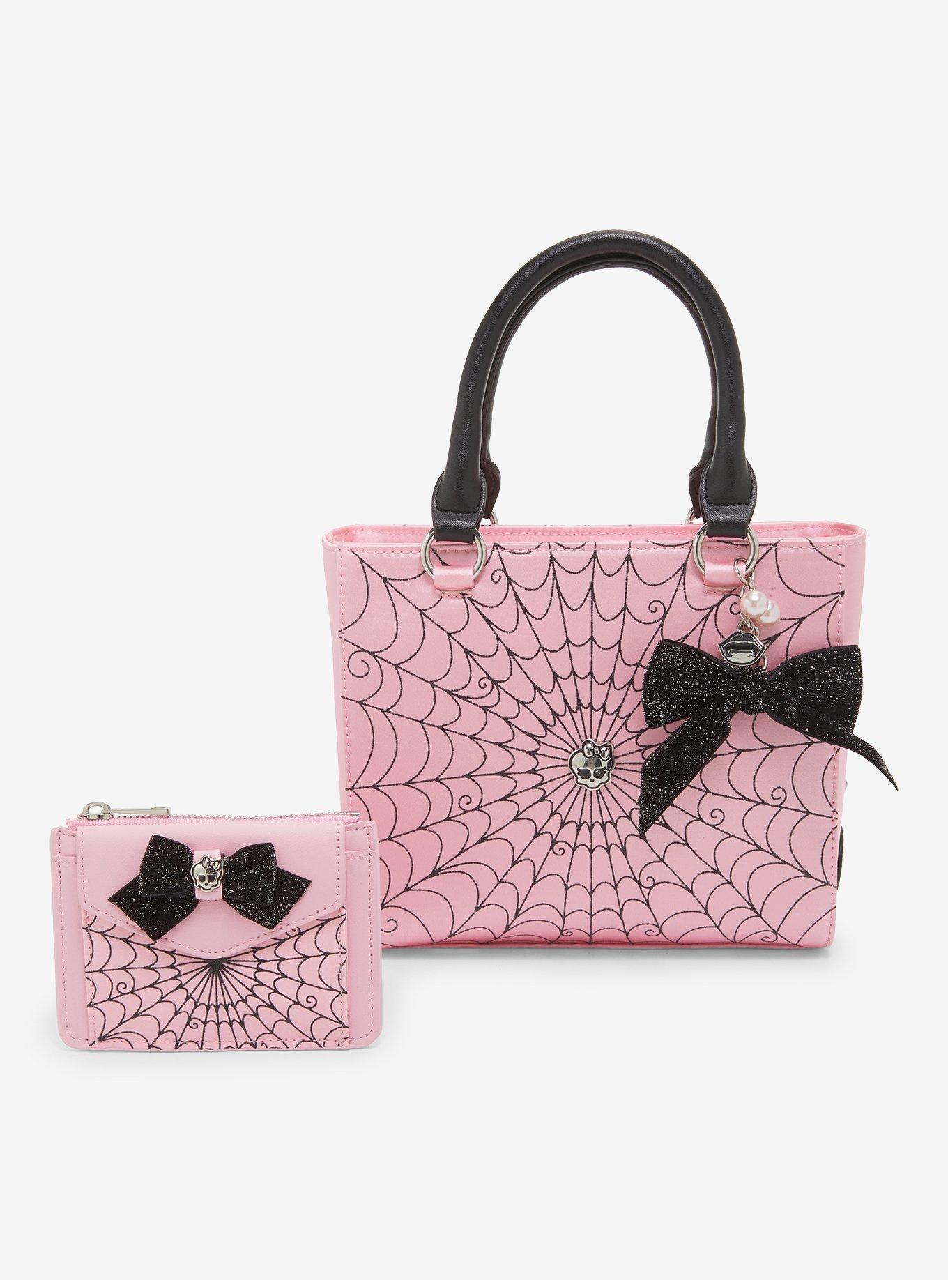 Monster High Draculaura Spiderweb Satchel Bag, , alternate