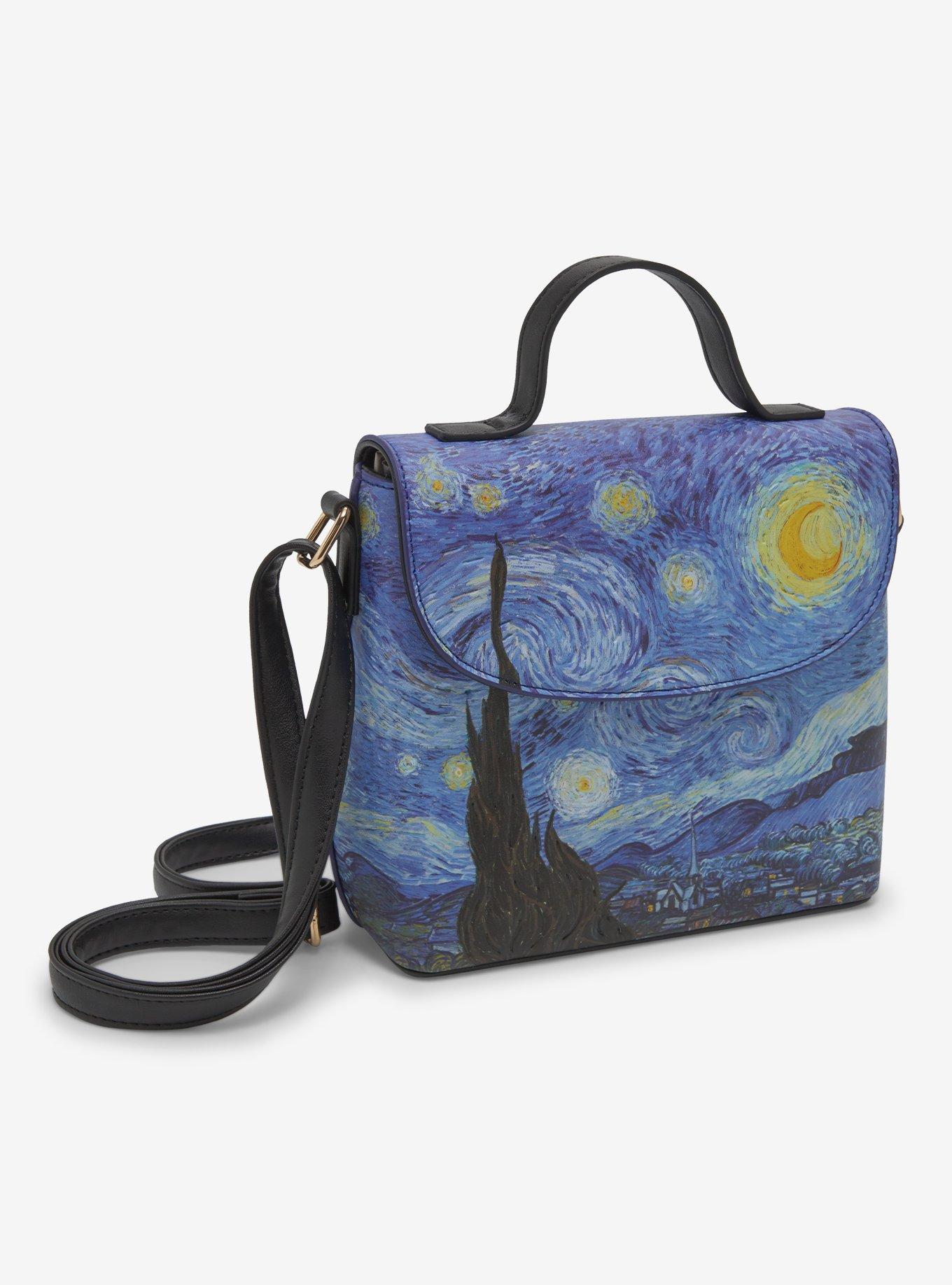 Starry Night By Vincent Van Gogh Crossbody Bag, , alternate