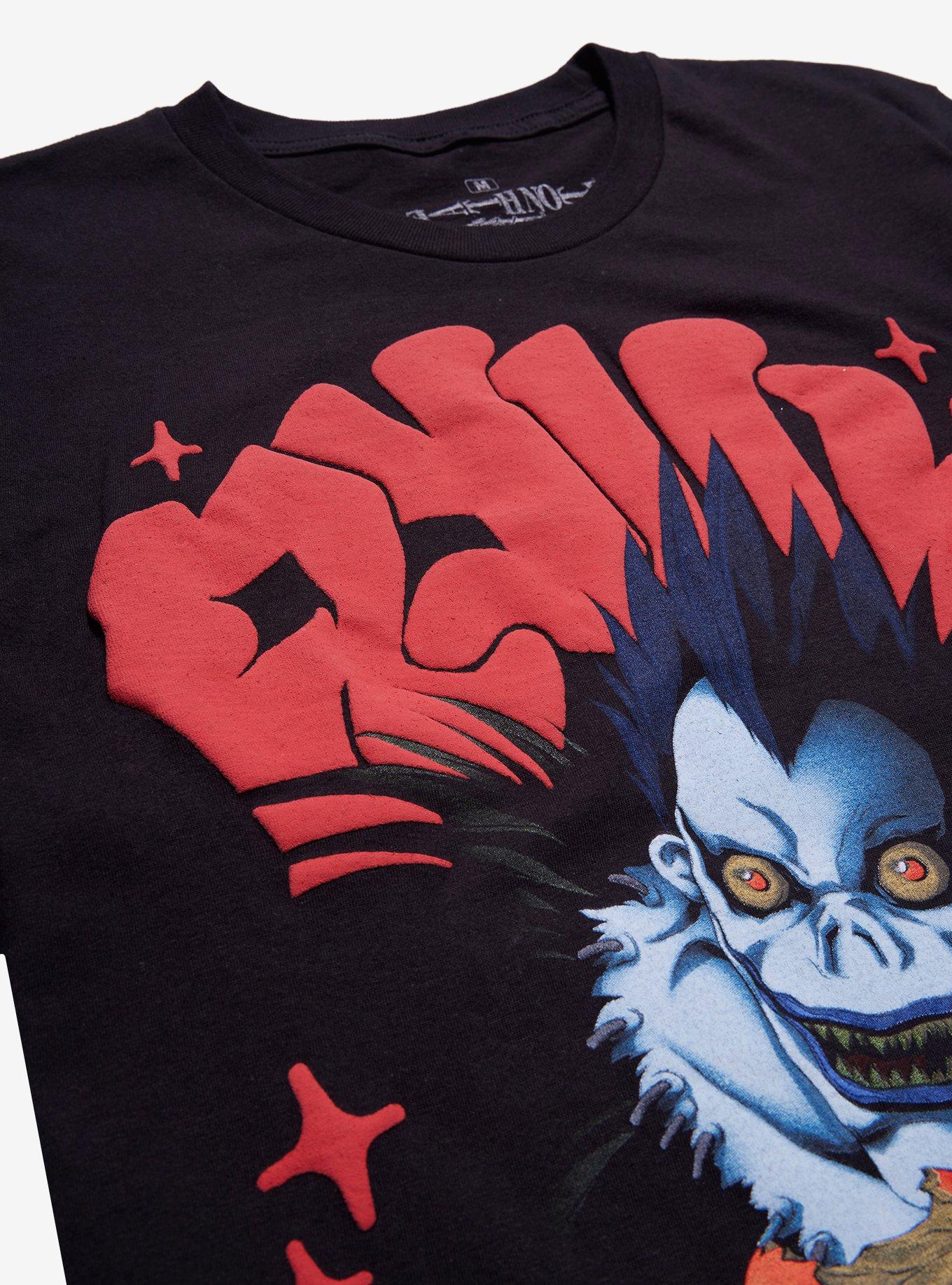 Death Note Ryuk Skull Puff Print T-Shirt, , hi-res