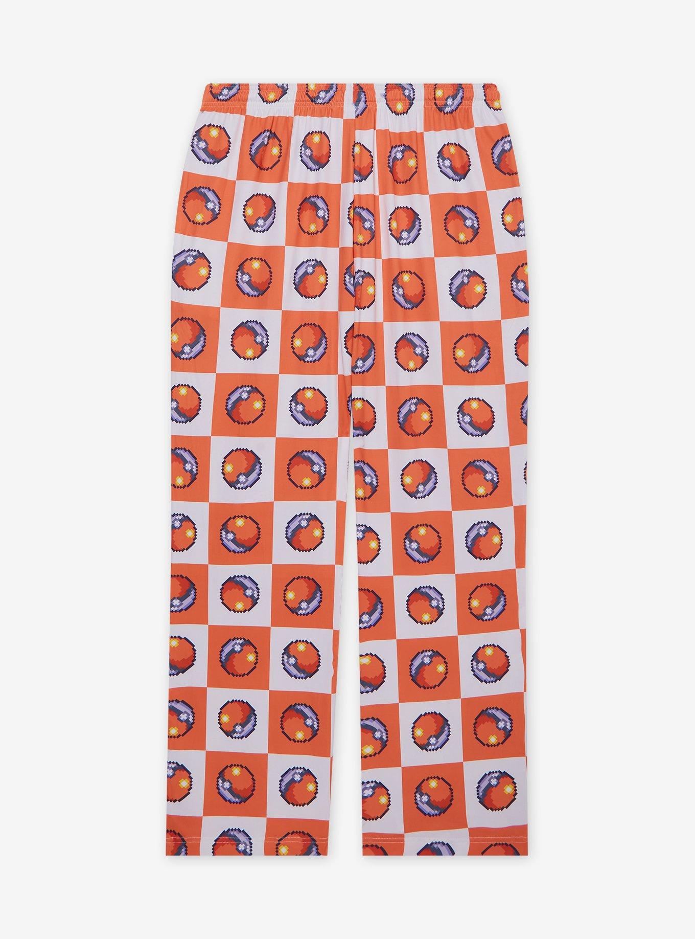 Pokémon Pixel Poké Balls Allover Print Sleep Pants- BoxLunch Exclusive, , hi-res