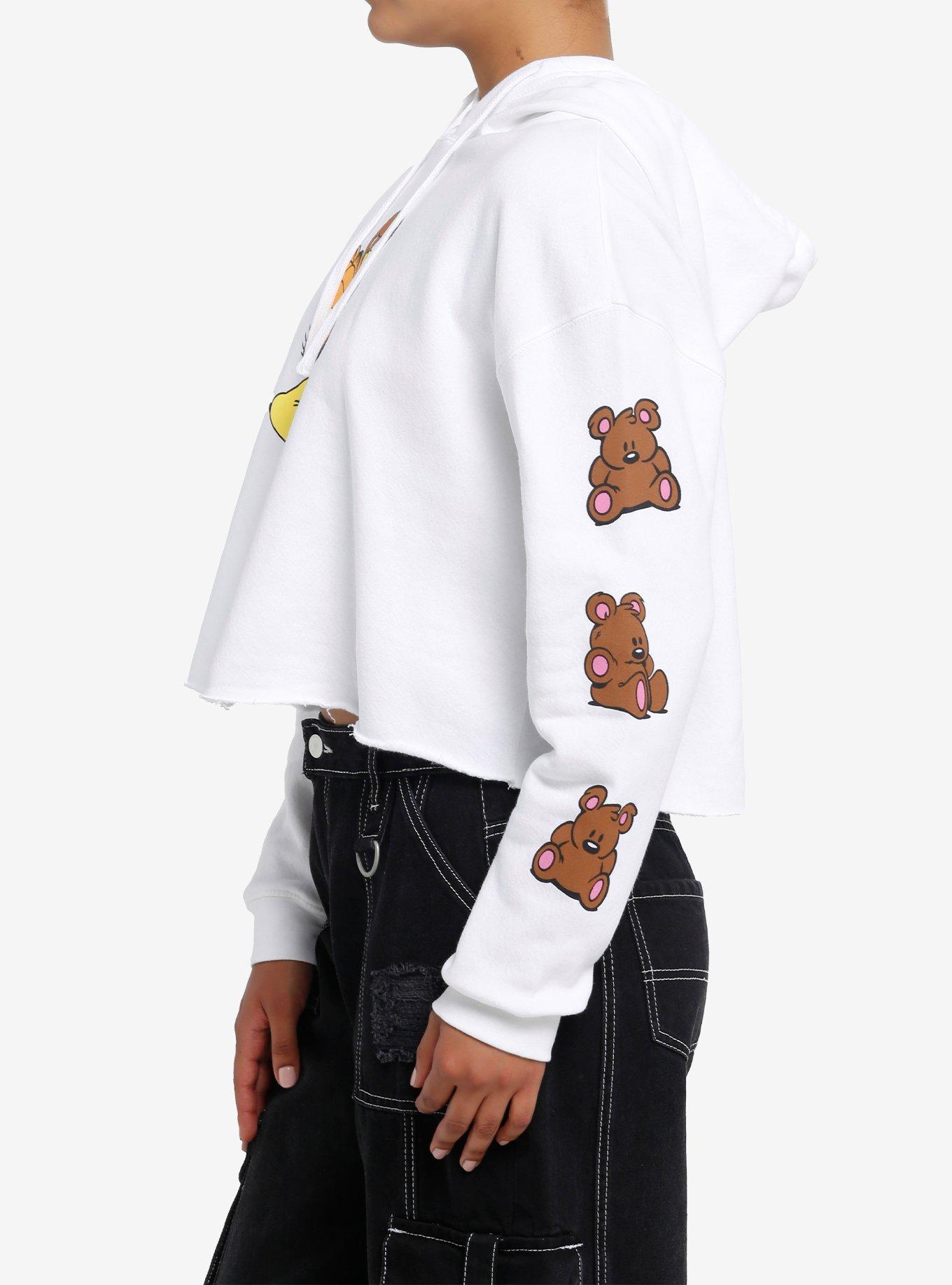 Garfield Odie & Pooky Girls Crop Hoodie, MULTI, alternate