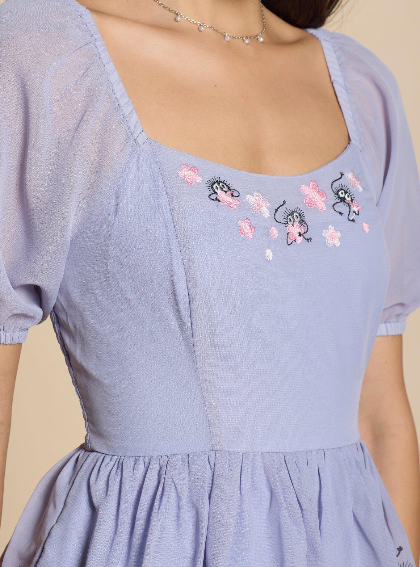 Her Universe Studio Ghibli® Spirited Away Soot Sprites Cherry Blossom Dress, PERIWINKLE, alternate